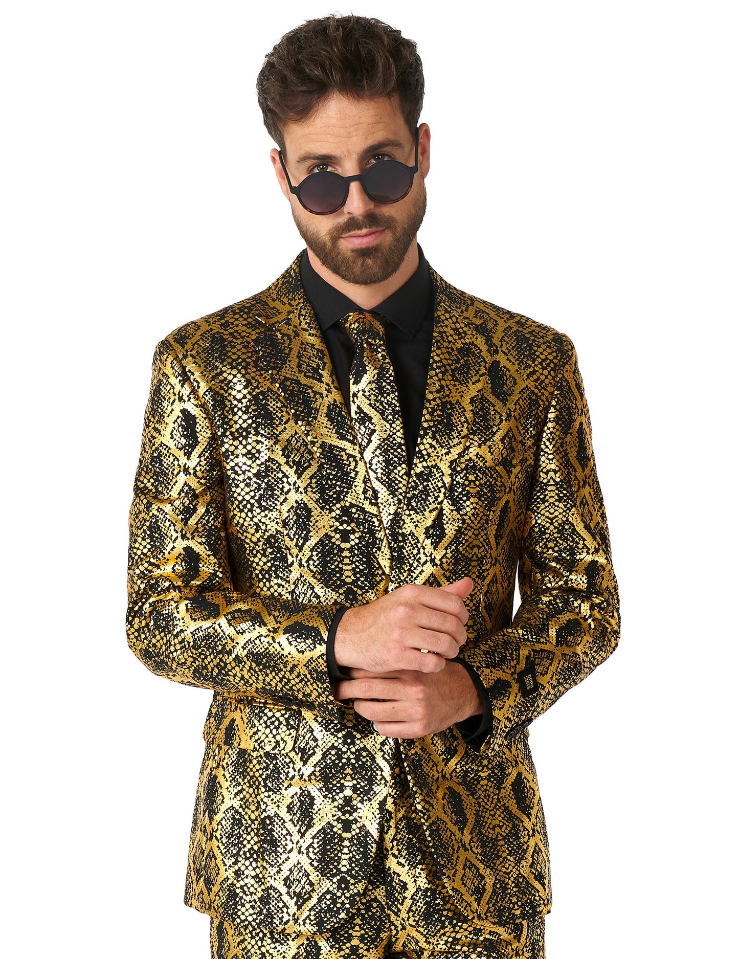 Kostým pro dospělé s lesklým hadem Opposuits