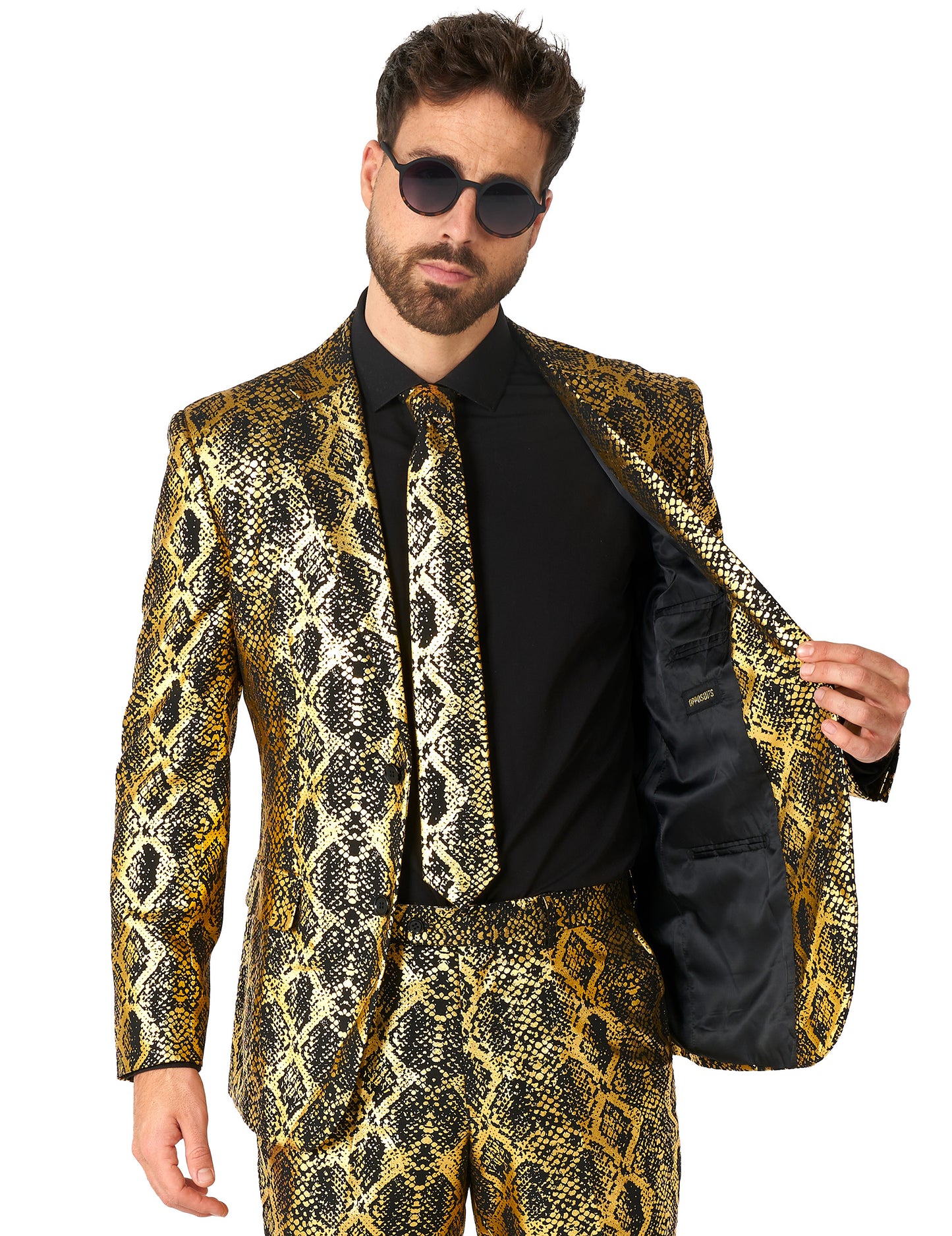 Protichůdný lesklý hadí kostým pro dospělé
