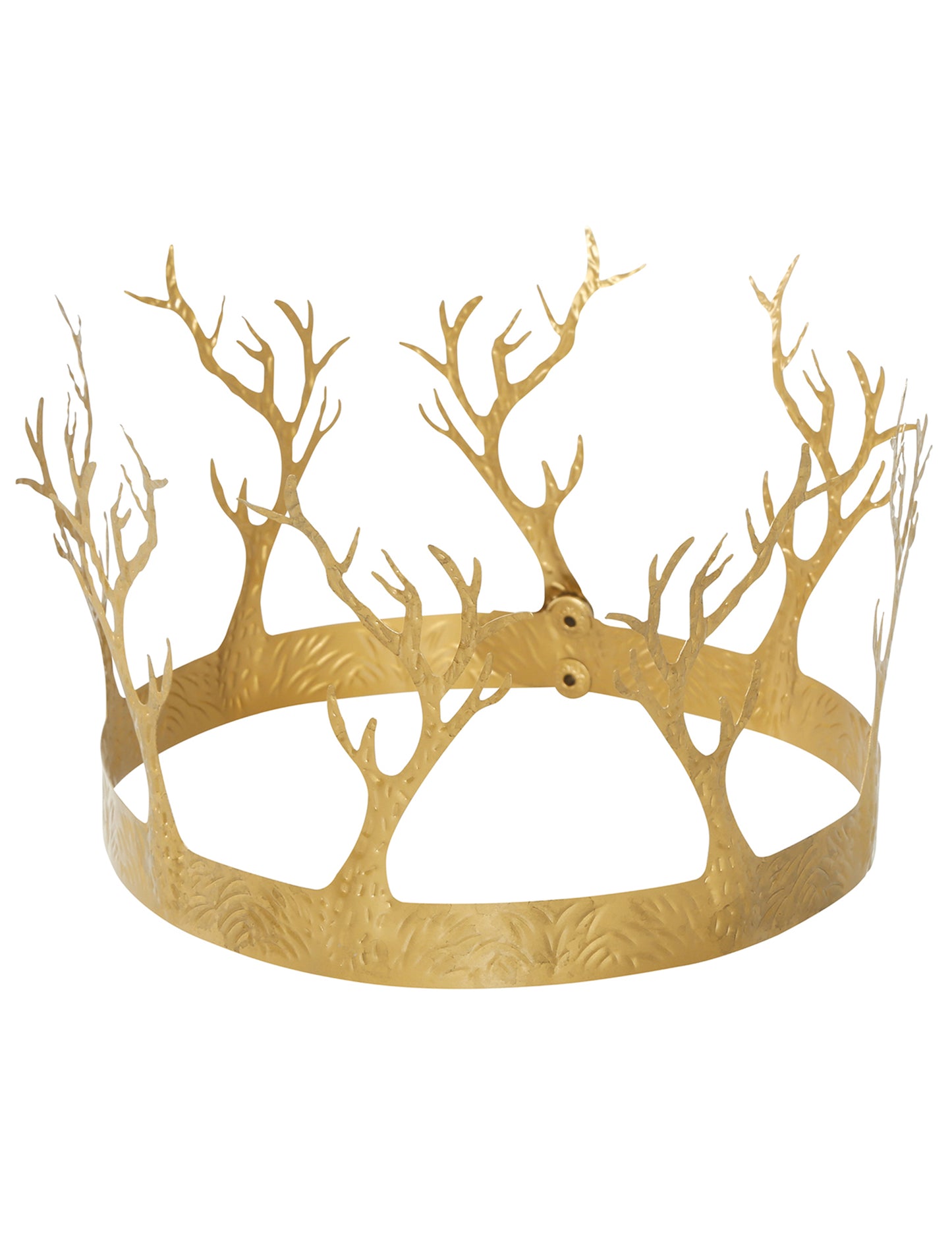 Zlatá středověká královská koruna pro dospělé