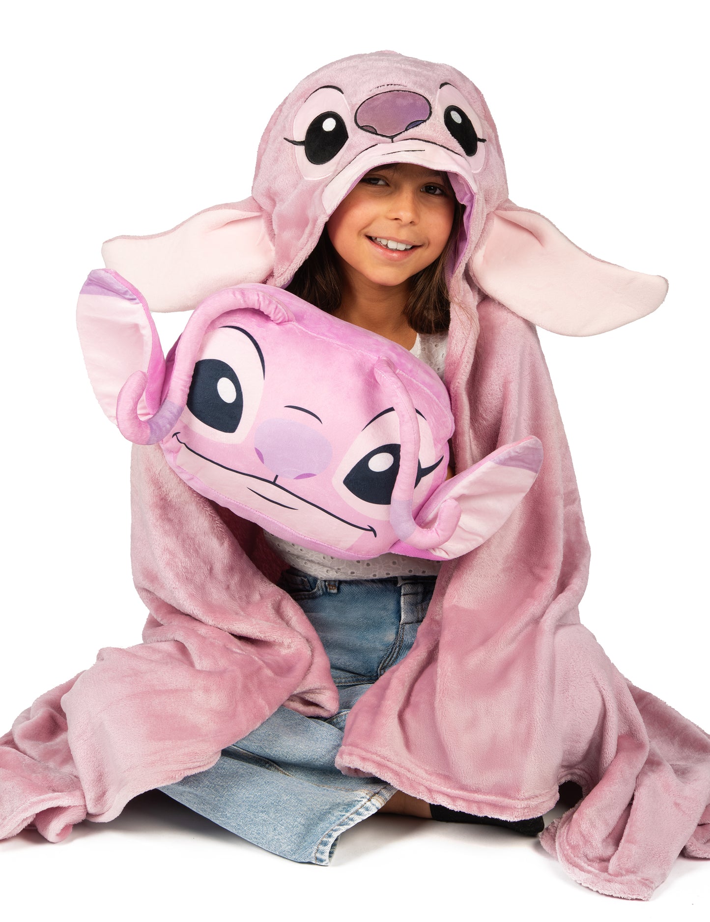 Kokonovací polštářek Lilo & Stitch™ ve tvaru hlavy Angel