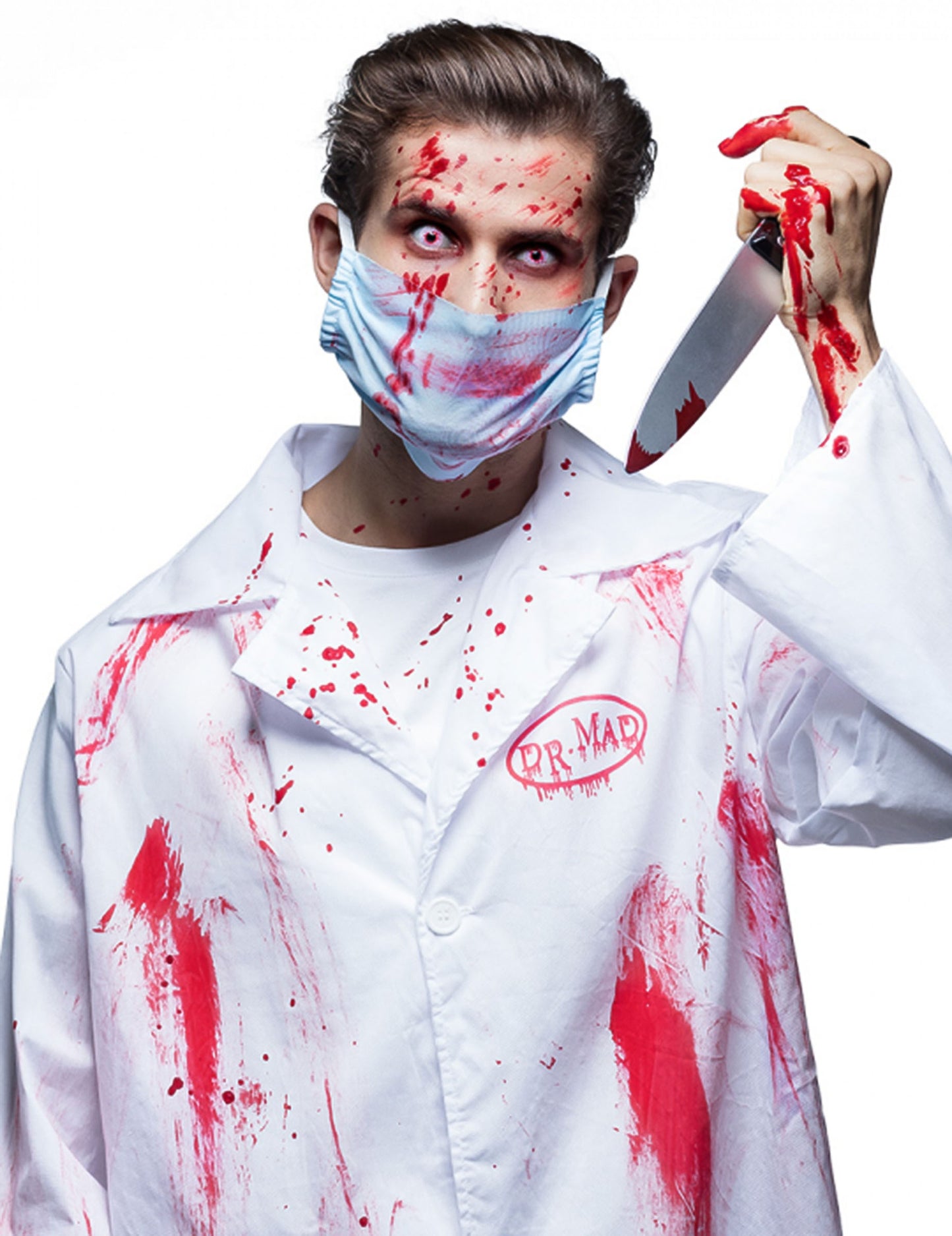 Krvavý halloweenský plastový nůž