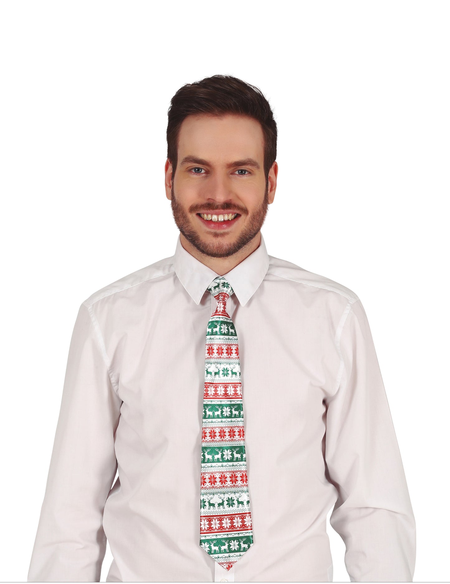 Vánoční vzorovaná kravata pro dospělé
