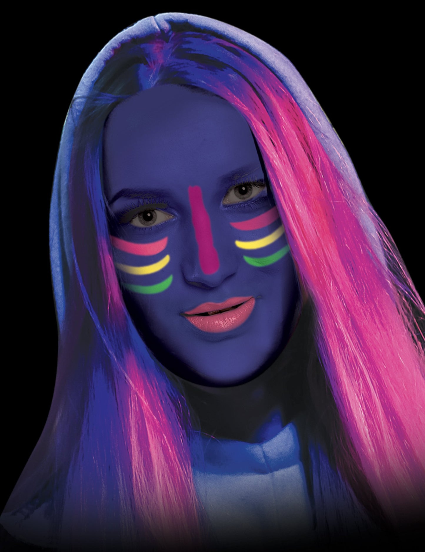 Růžový neonový make -up krém