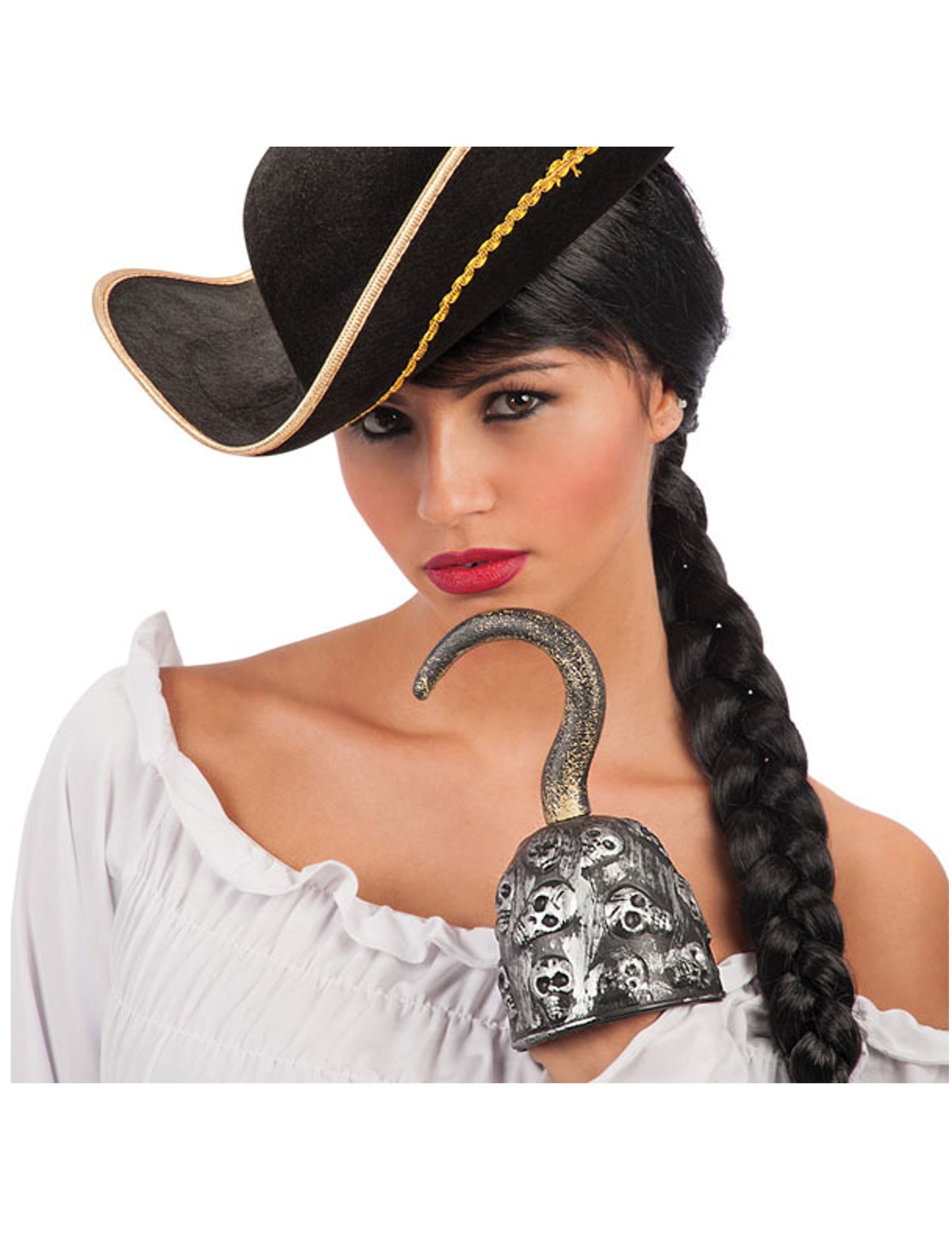 Háček pro dospělé s lebkou a pirátem