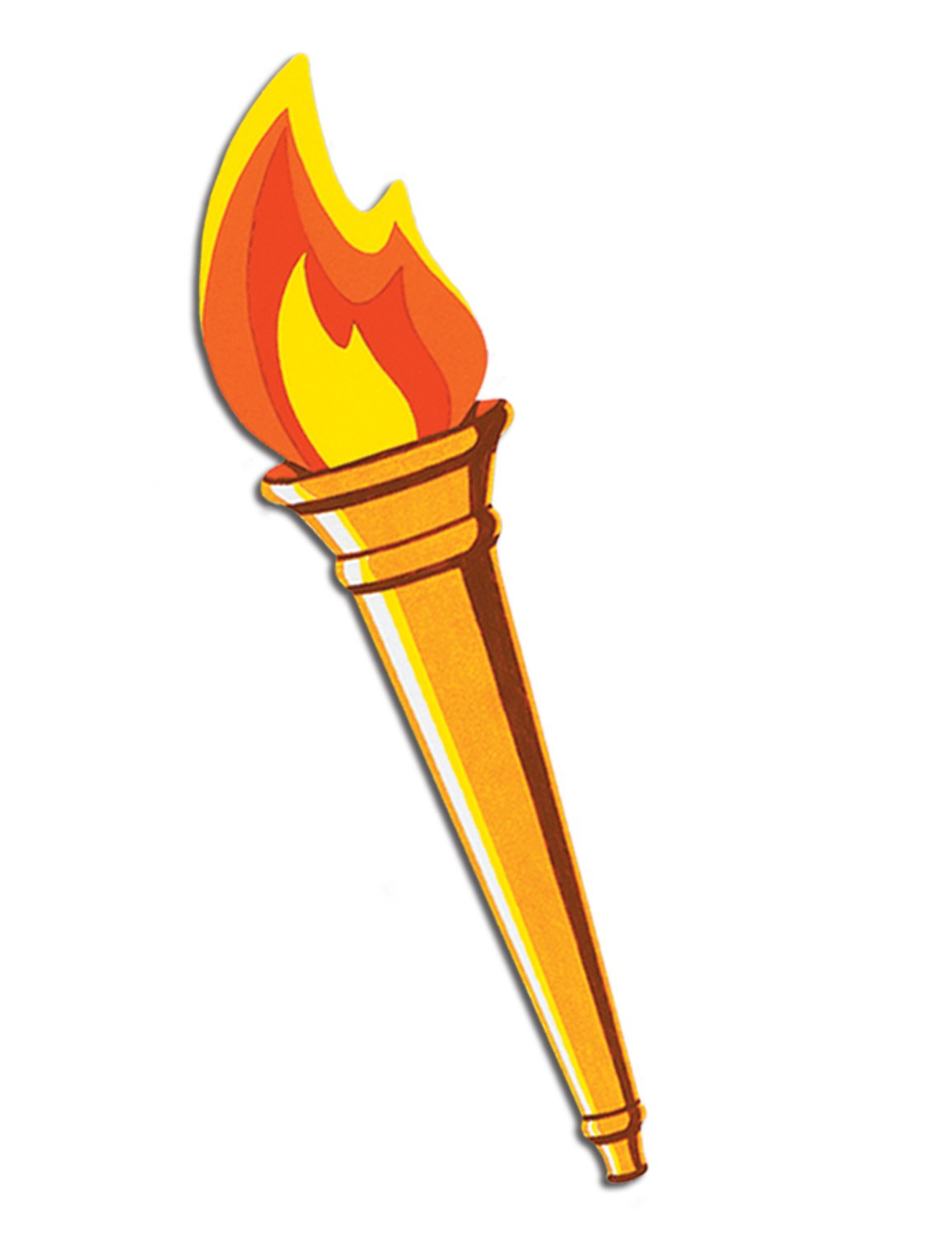 Vystřihovánka pochodně z olympijských her v roce 1961 cm