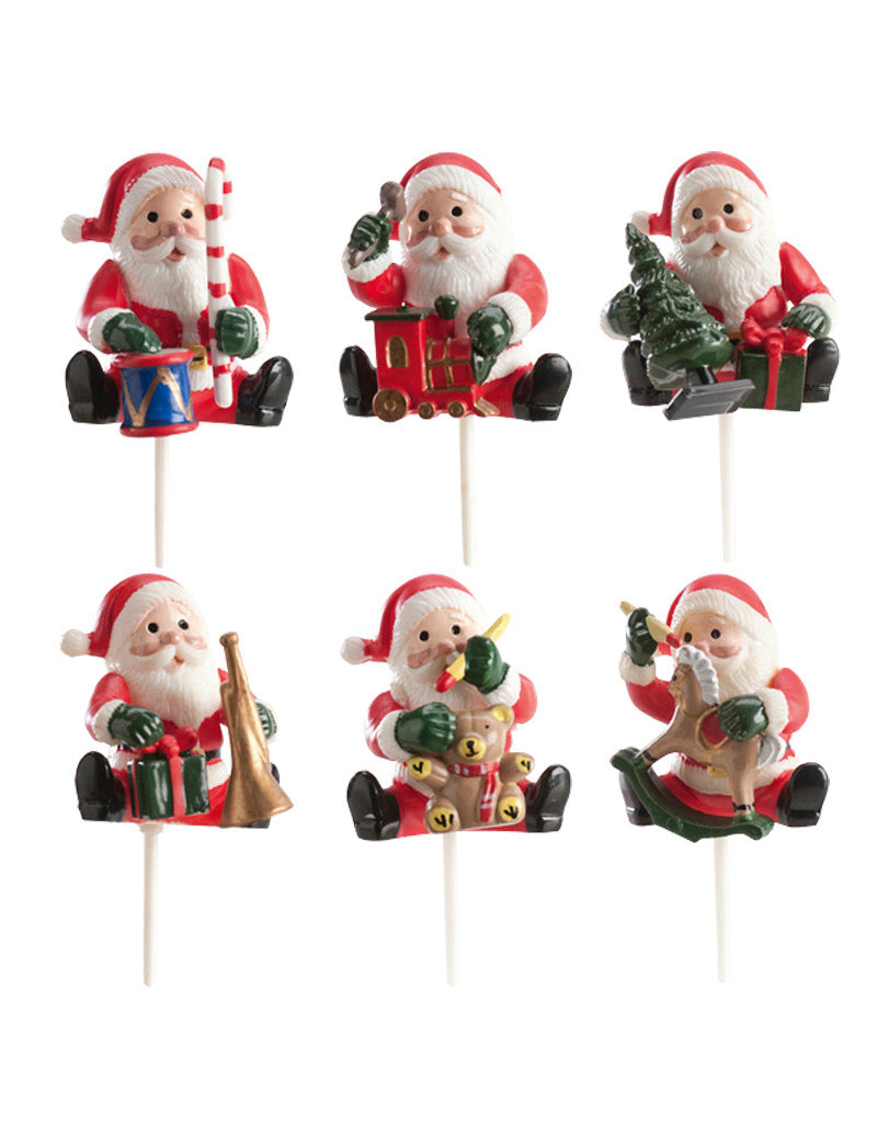 6 vánočních ozdob na výběr Santa Clause