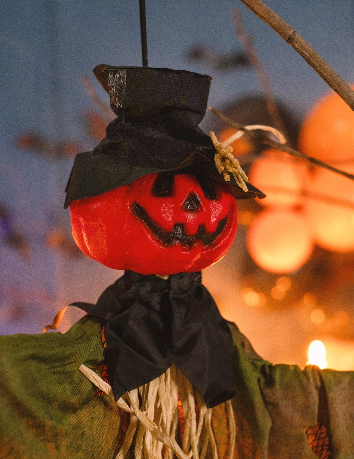 Dekorace zavěsit náhradní dýňovou Halloween 1 m
