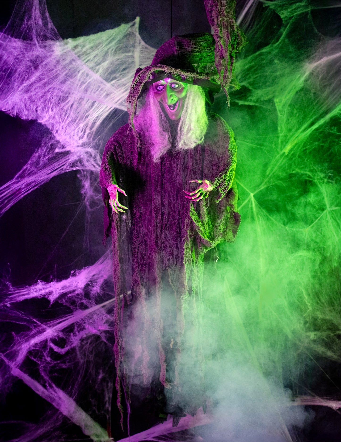 Dekorace za pověšení čarodějnice 190 cm Halloween