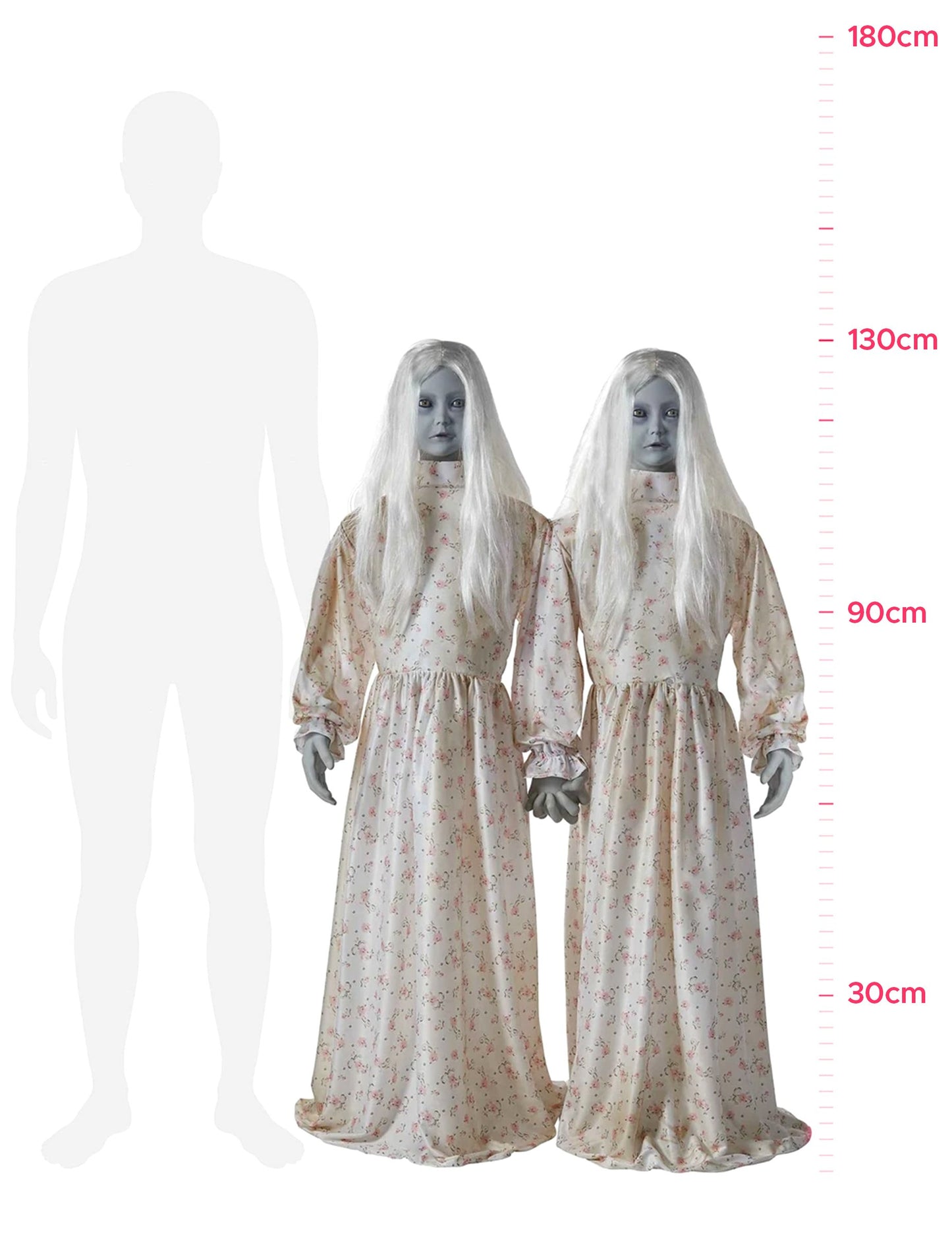 Animované dekorace a děsivé dalekohled 130 cm