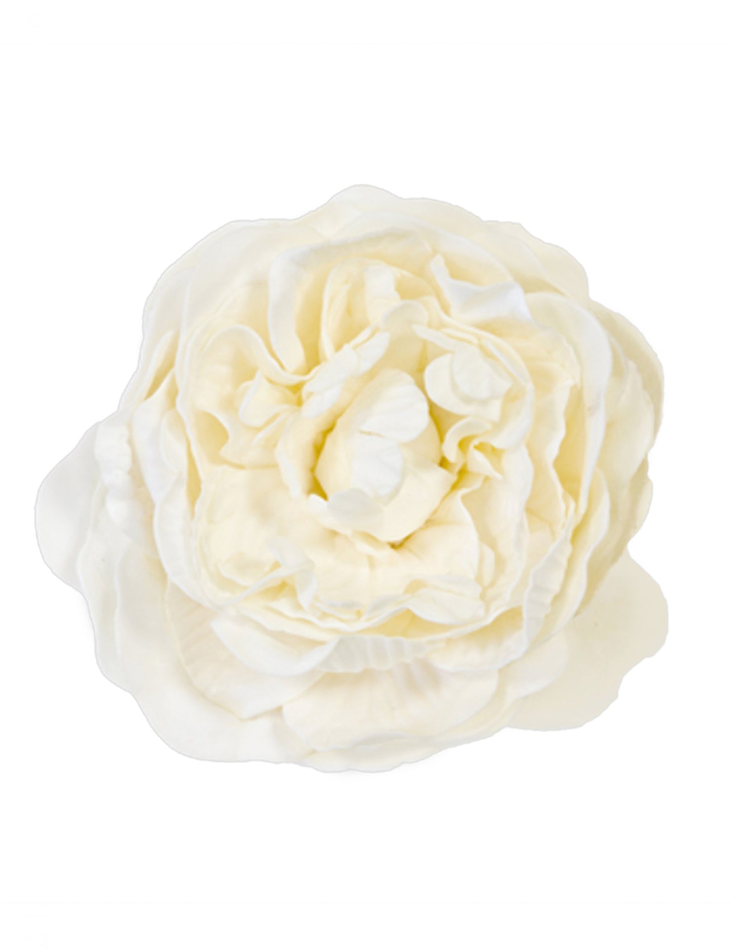 Starorůžová dekorace na stůl ze slonoviny 12 cm umělá květina