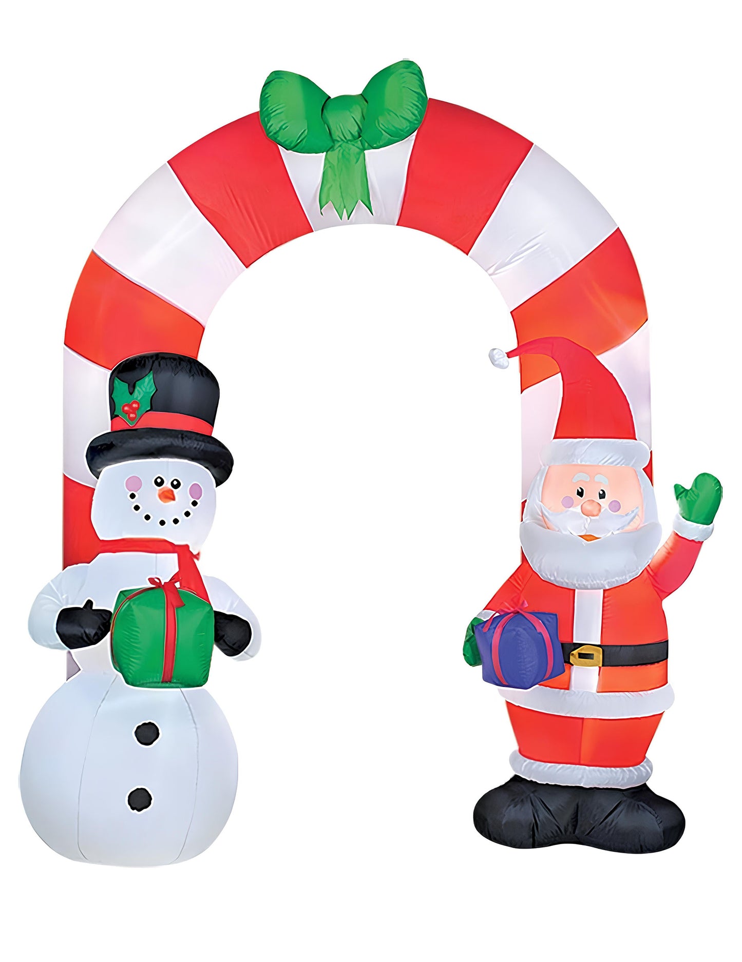 Svítící nafukovací dekorace Vánoční oblouk 240 cm