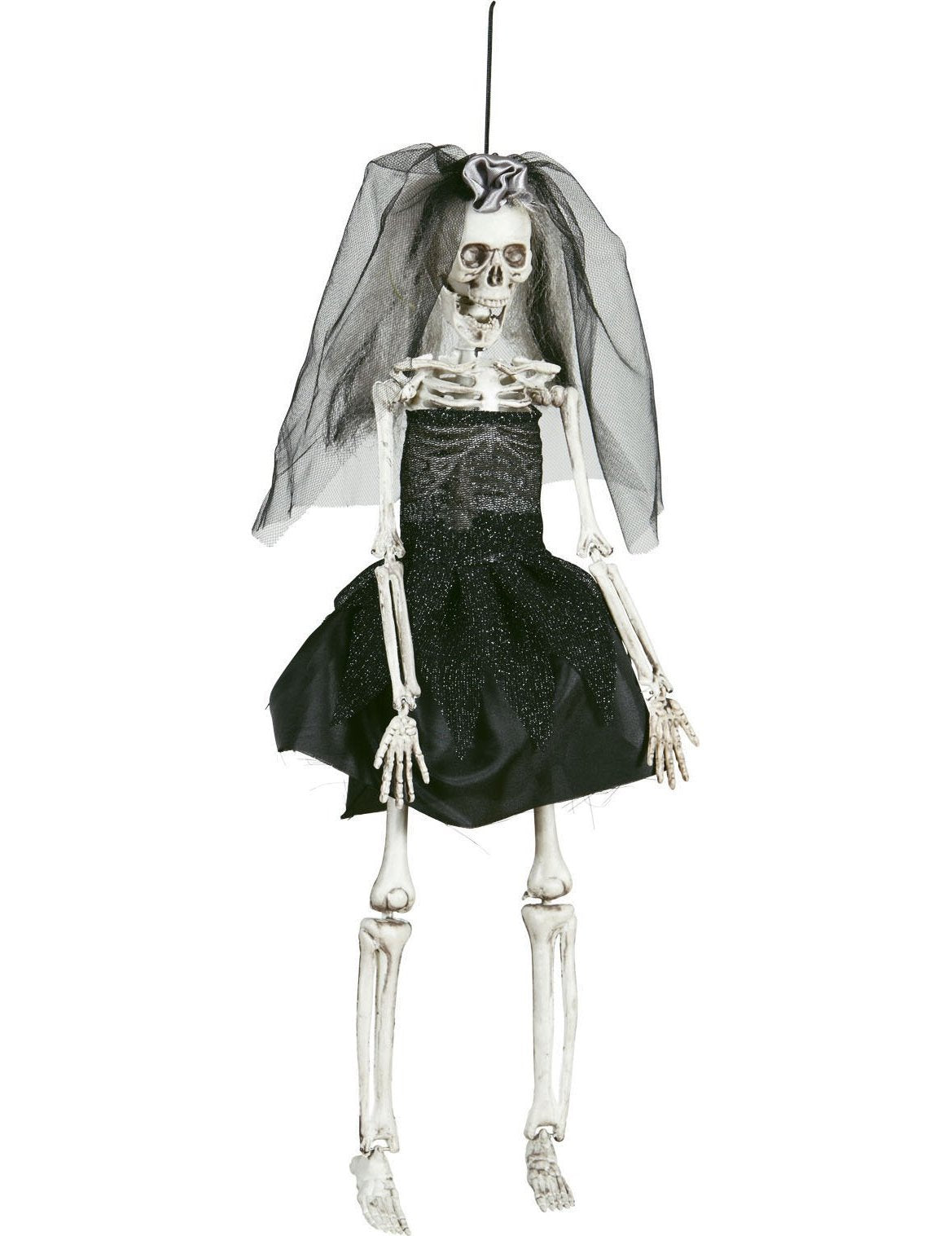 Černá ženatý dekorace 42 cm Halloween