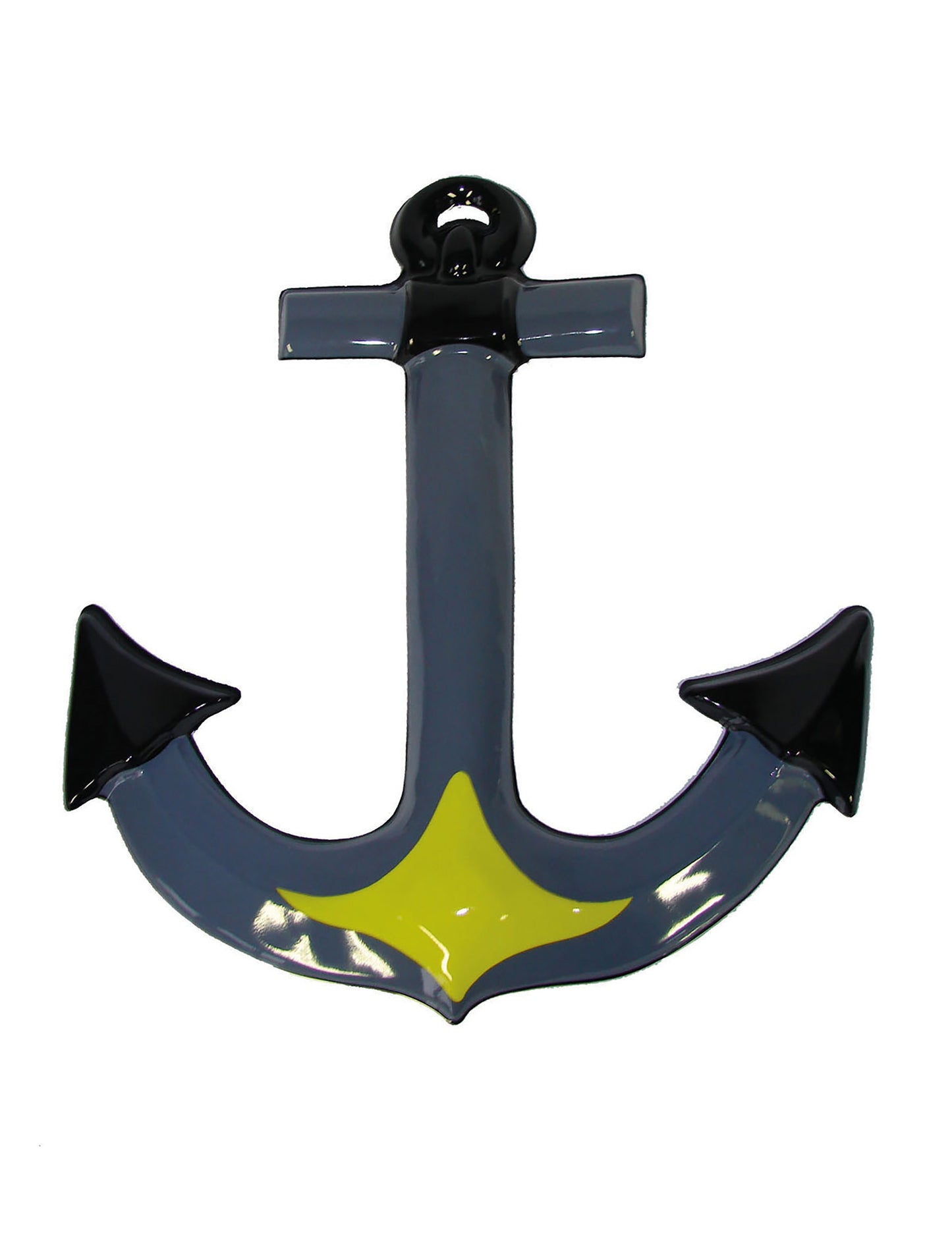 Nástěnná dekorace s námořnickou kotvou 52 cm