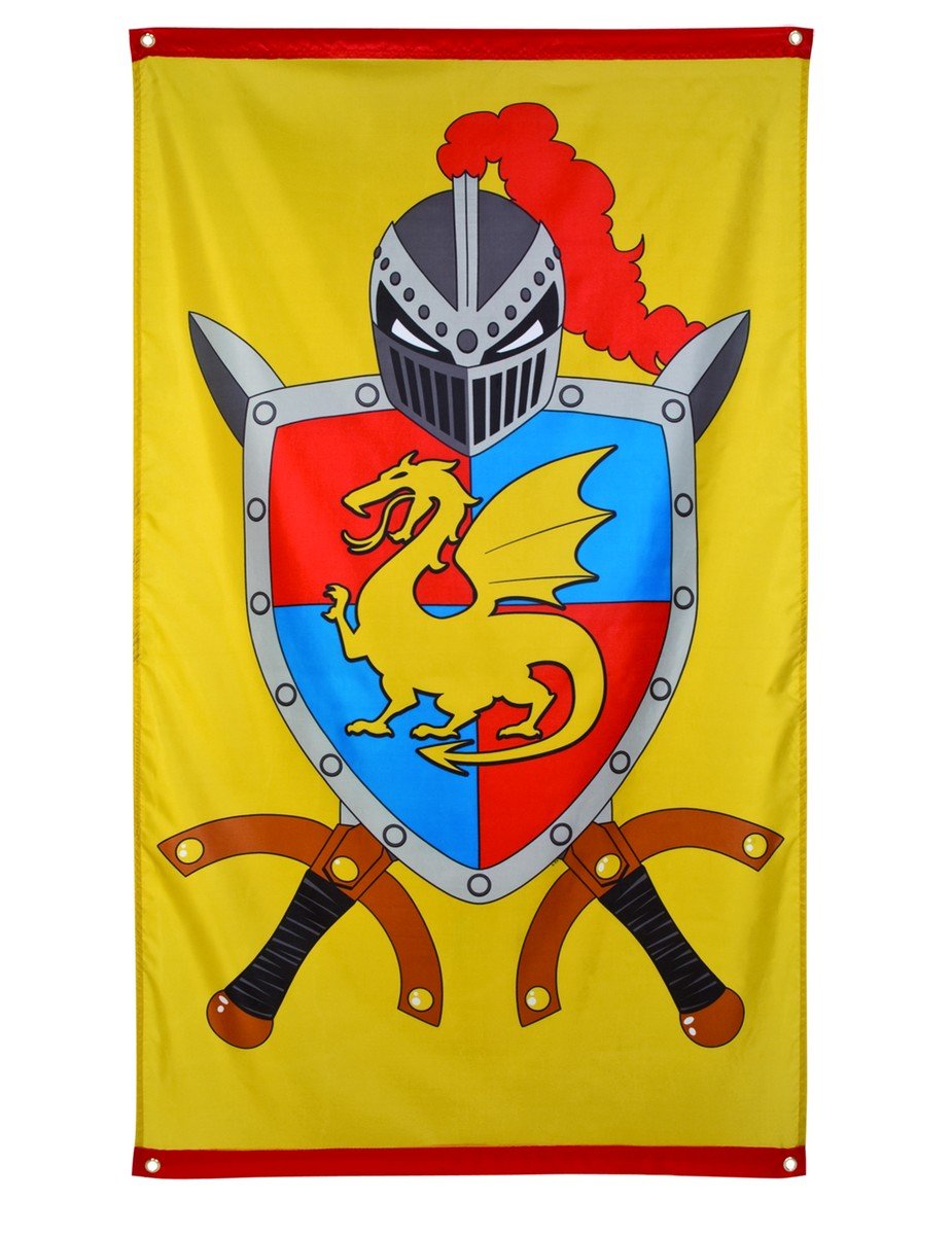 Nástěnná dekorace s rytířem