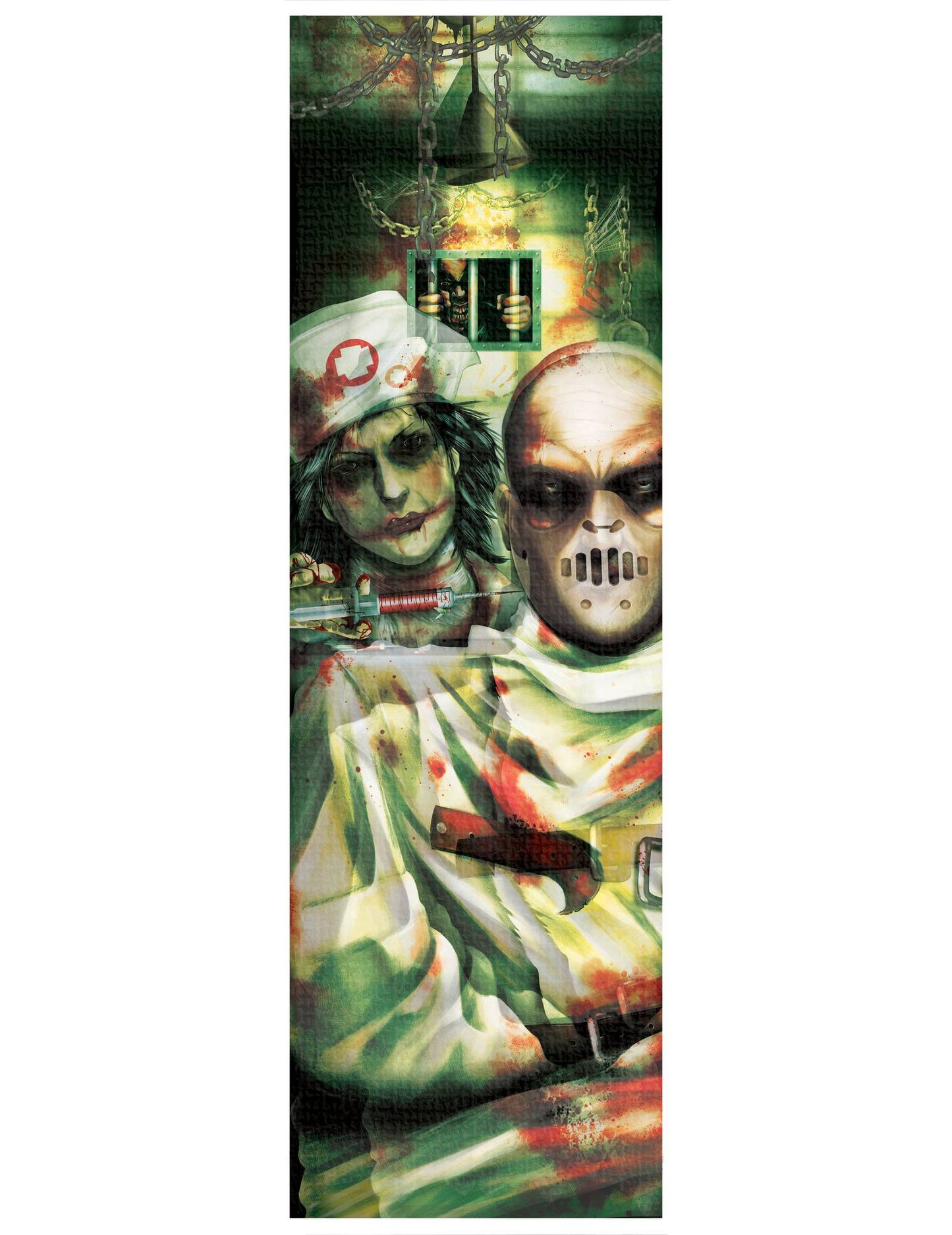 Nástěnná dekorace sestry zombie