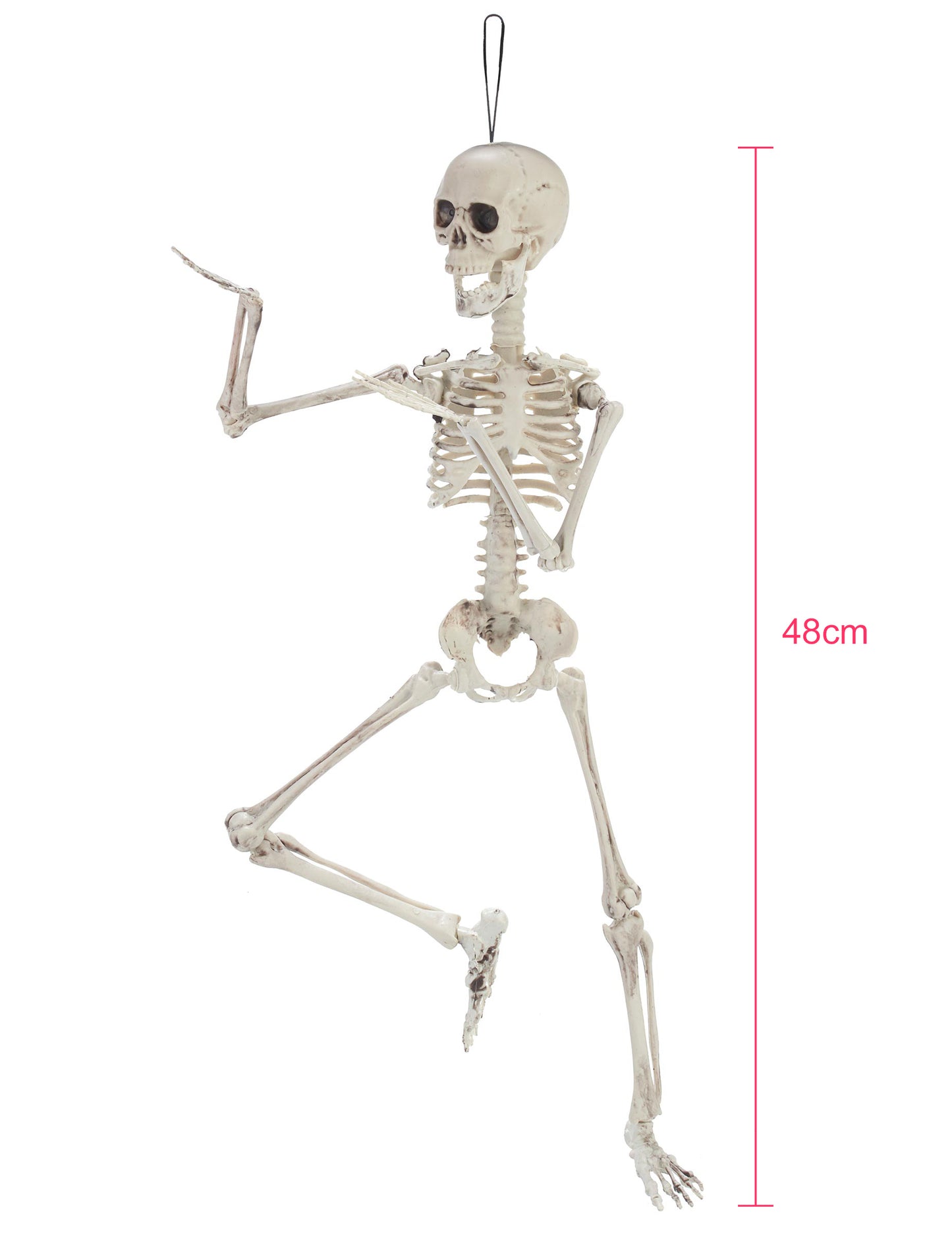 48cm kloubová kostlivá dekorace