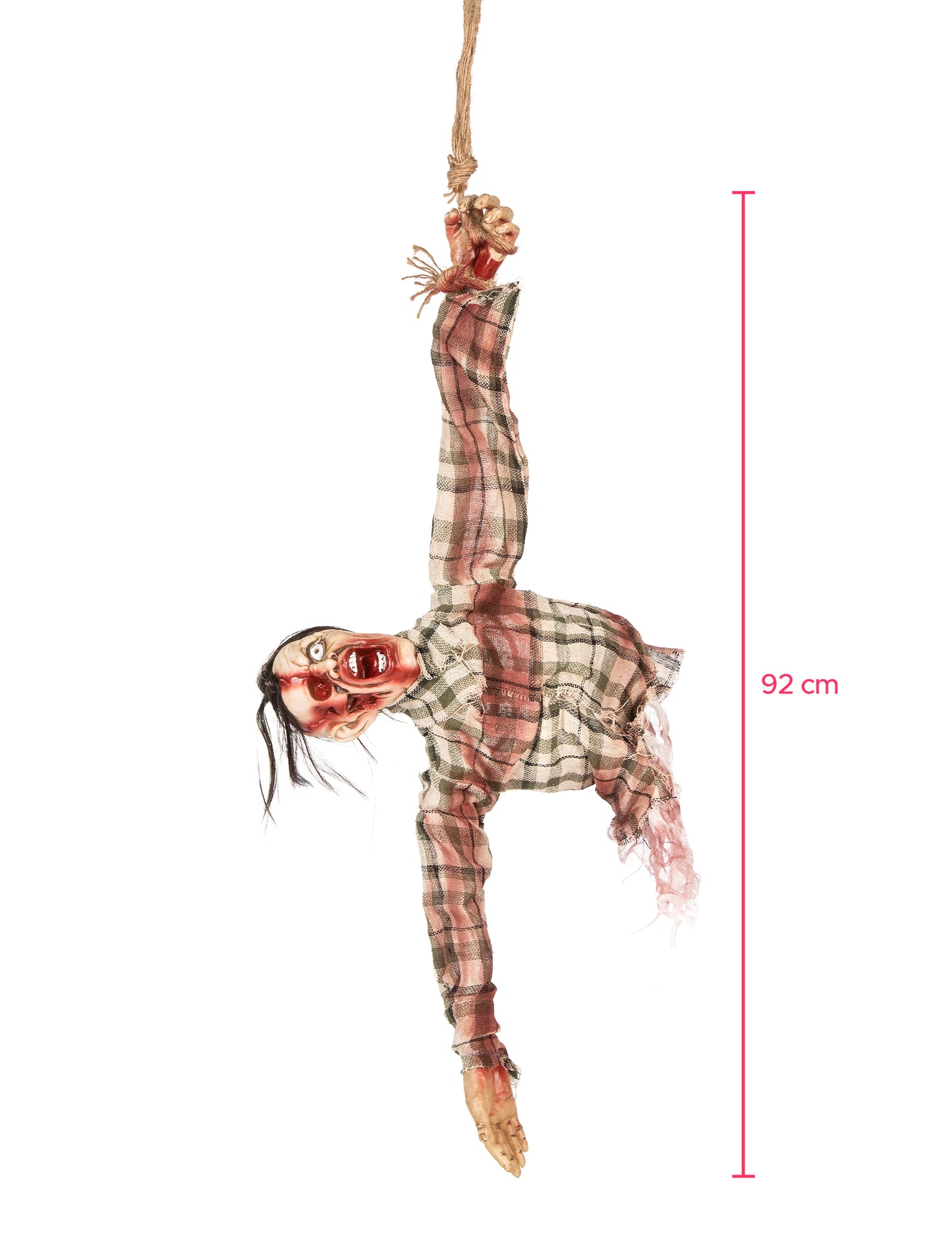 Dekorace trupu zombie 92 cm Halloween