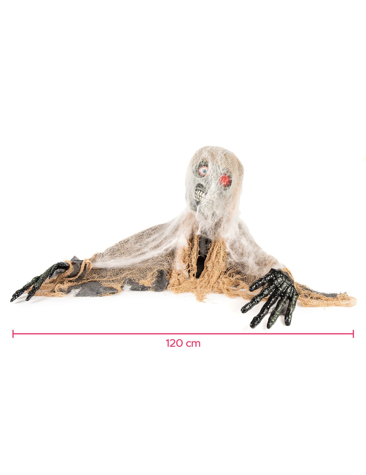 Animovaná zombie halloweenská dekorace