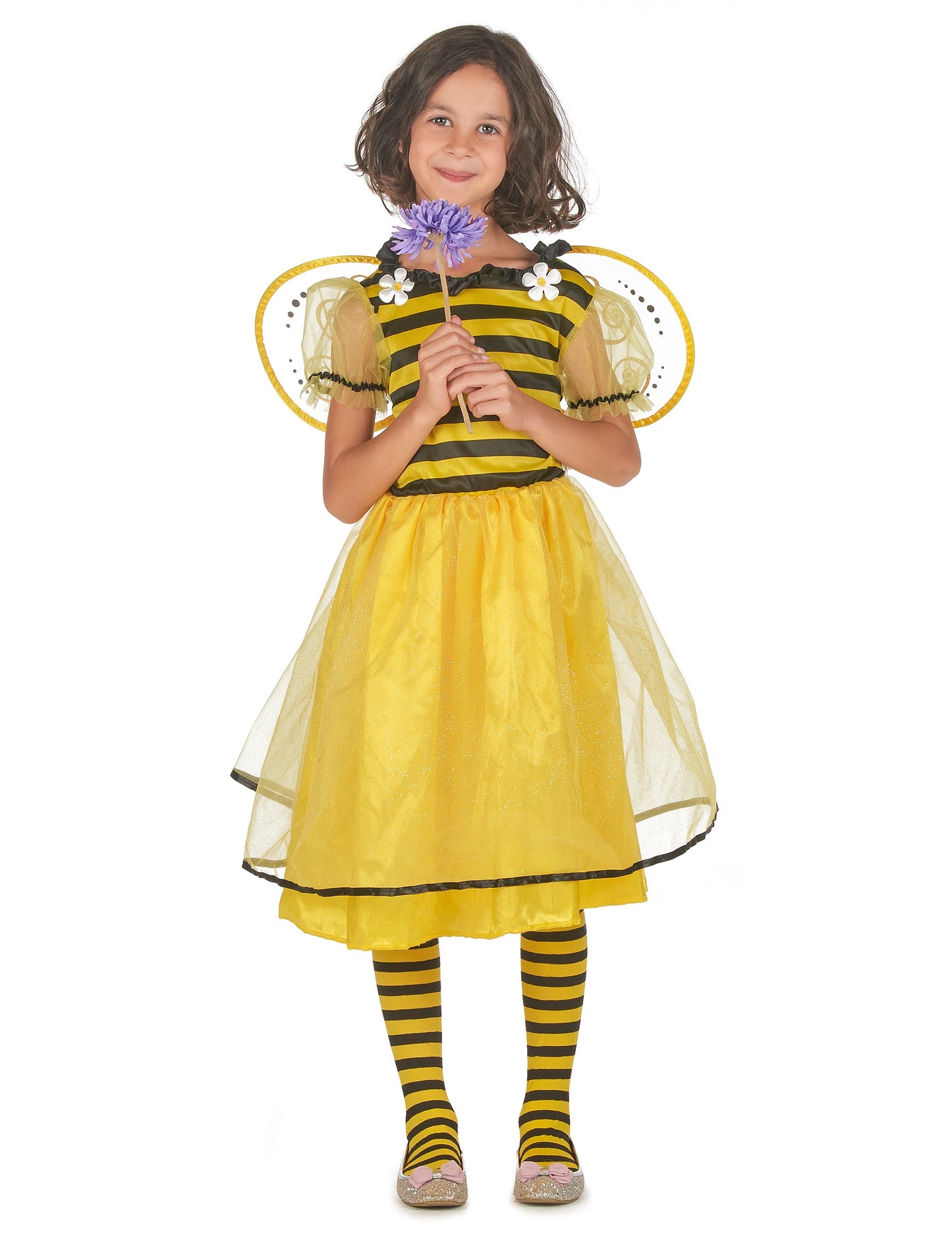 Dívčí kostým včelí tutu s křídly
