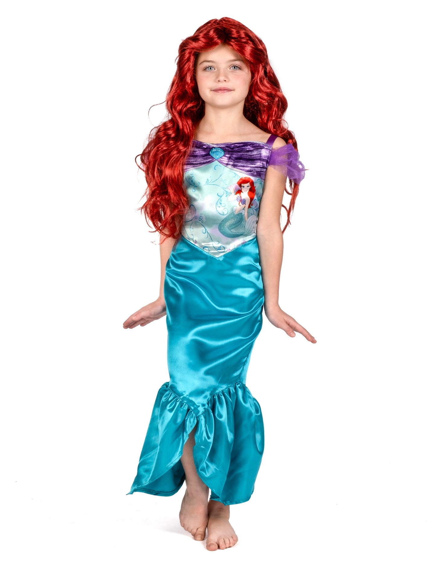 Základní kostým Malé mořské víly Ariel pro dívky