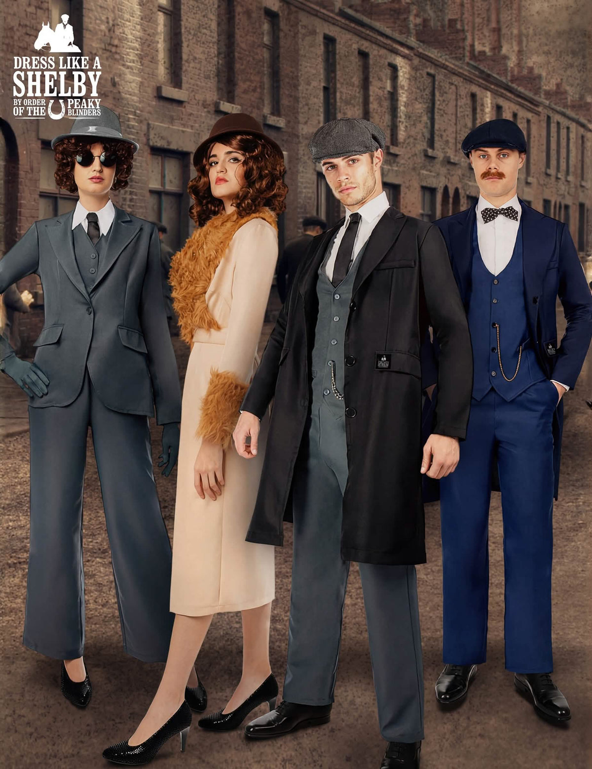 Skupinová prezentace kostýmu Arthura Shelbyho - Peaky Blinders™