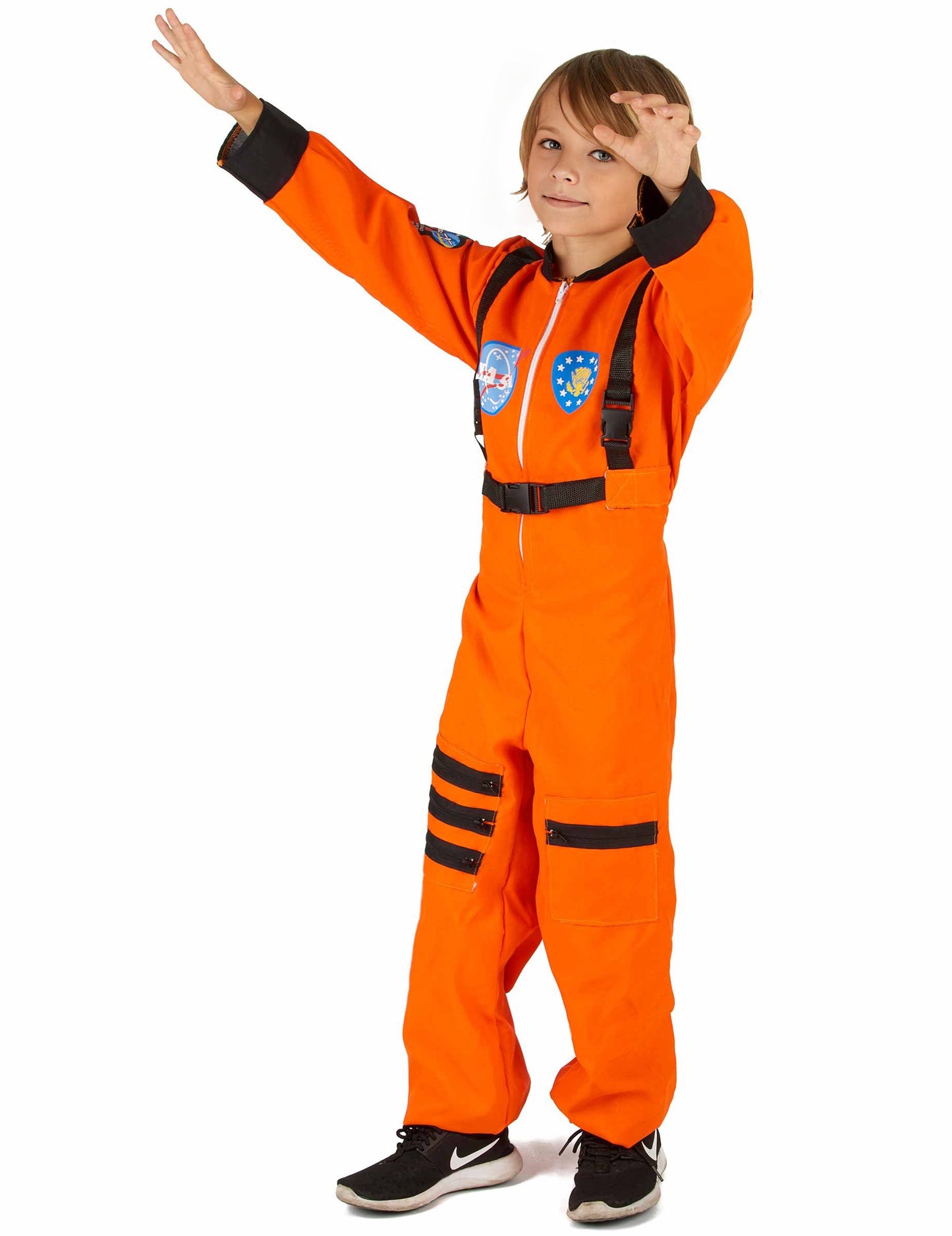 Oranžový kostým astronauta pro chlapce