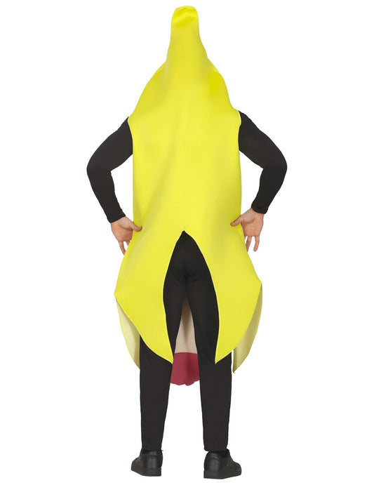 Vue de dos du déguisement Banane heureuse
