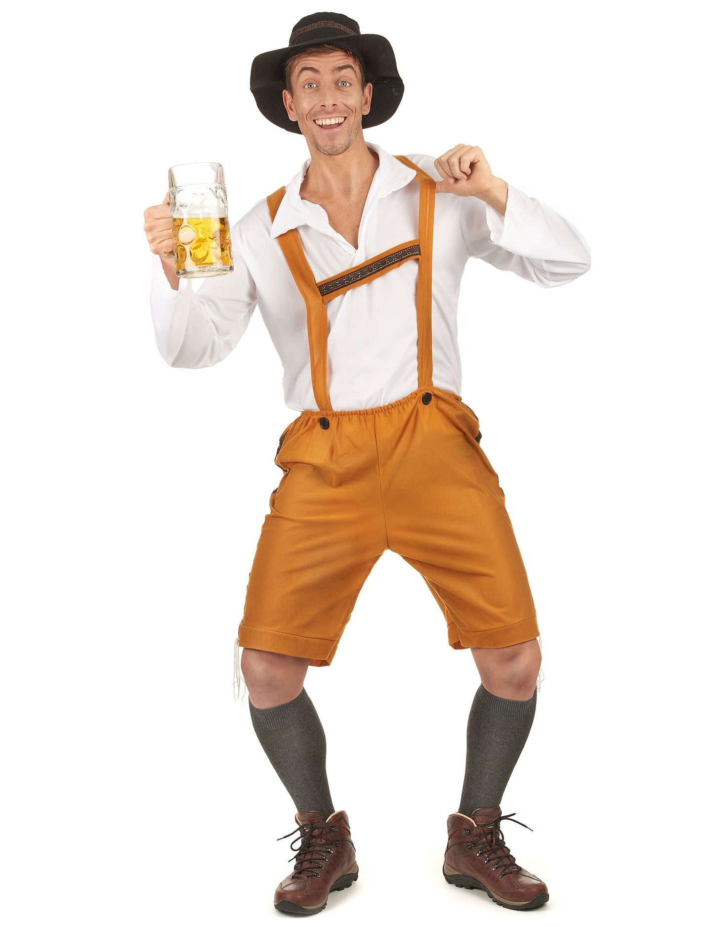 Žlutý bavorský kostým pro muže