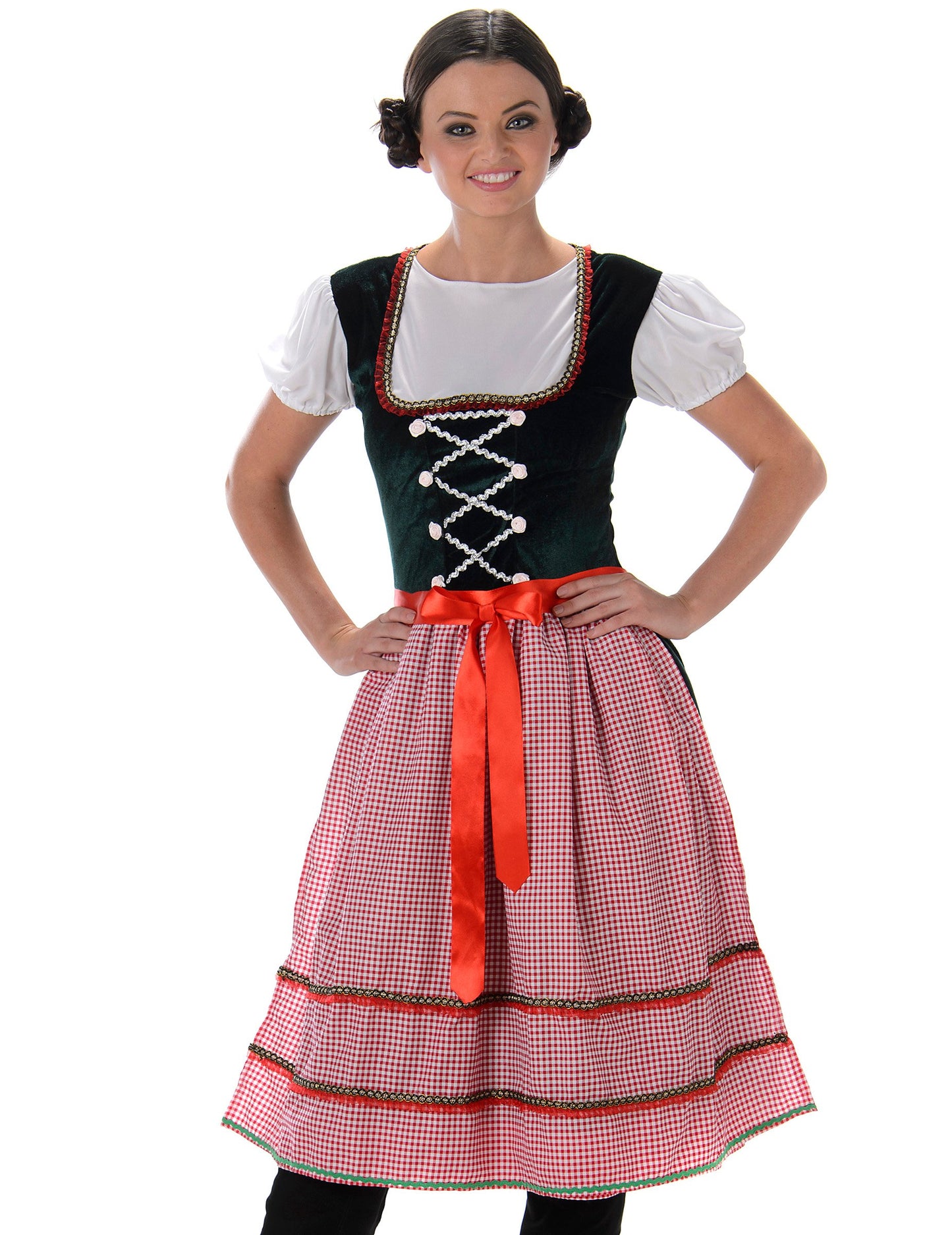 Dlouhé bavorské šaty pro ženy