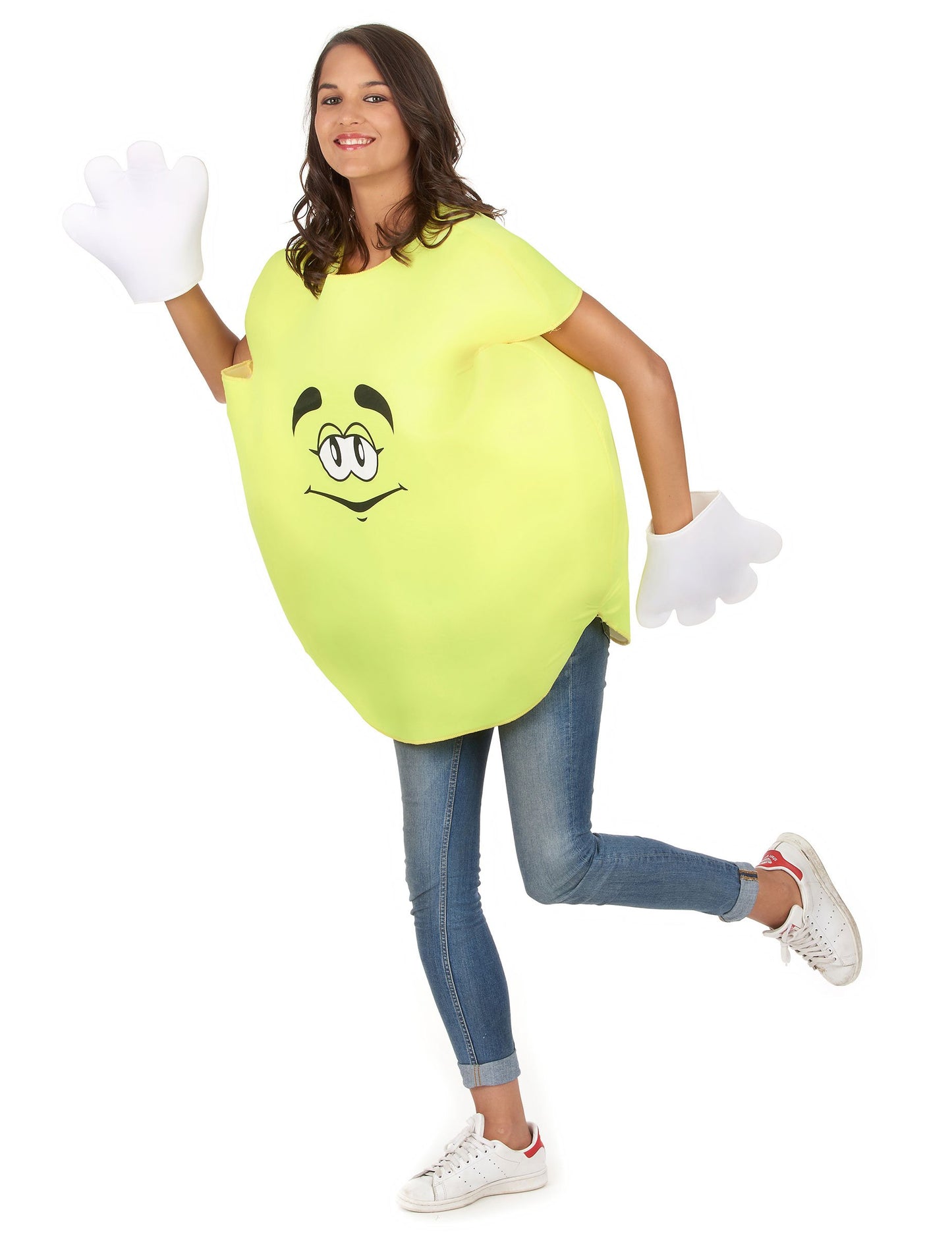 Kostým žlutých bonbonů pro dospělé