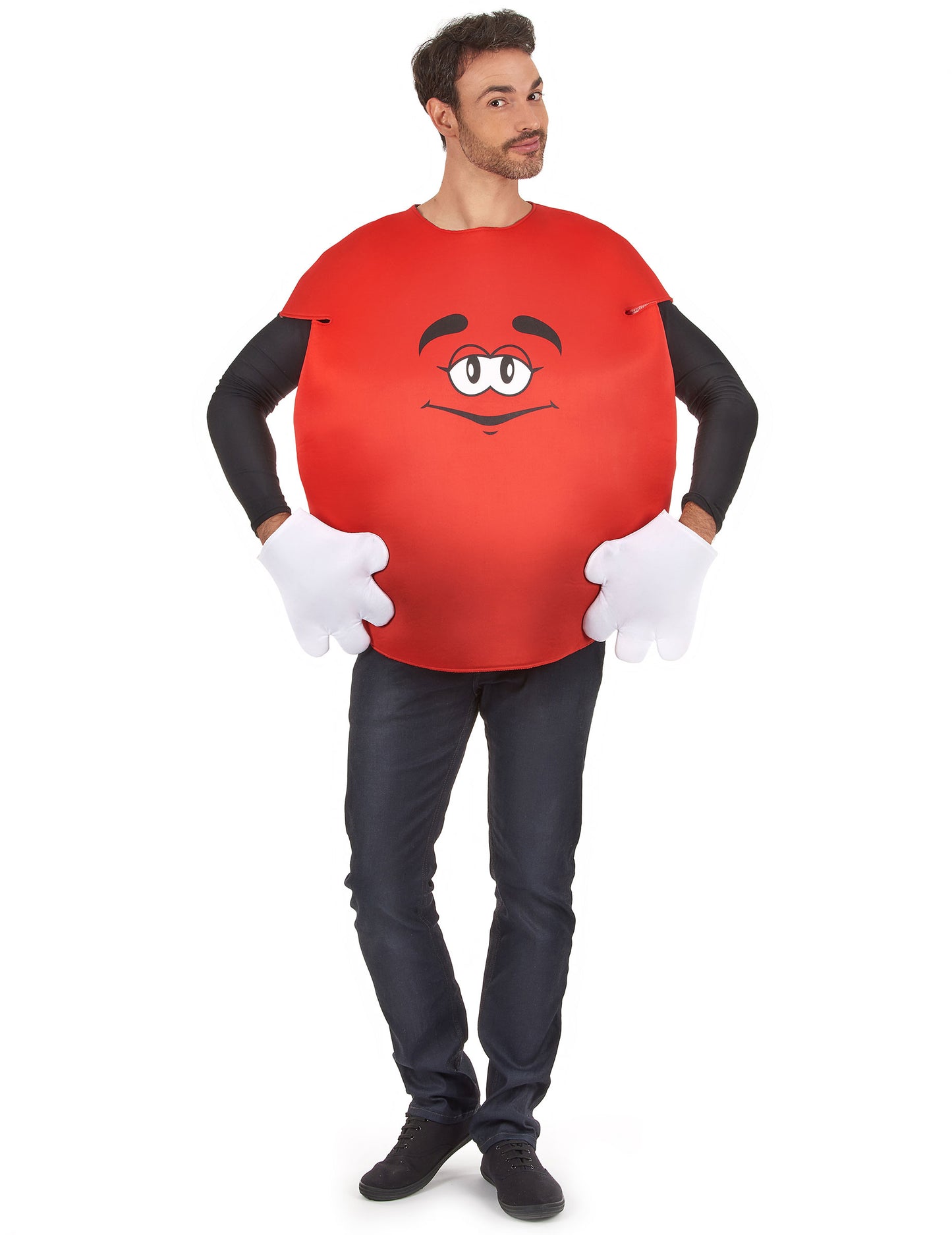 Kostým pro dospělé s červenými bonbóny