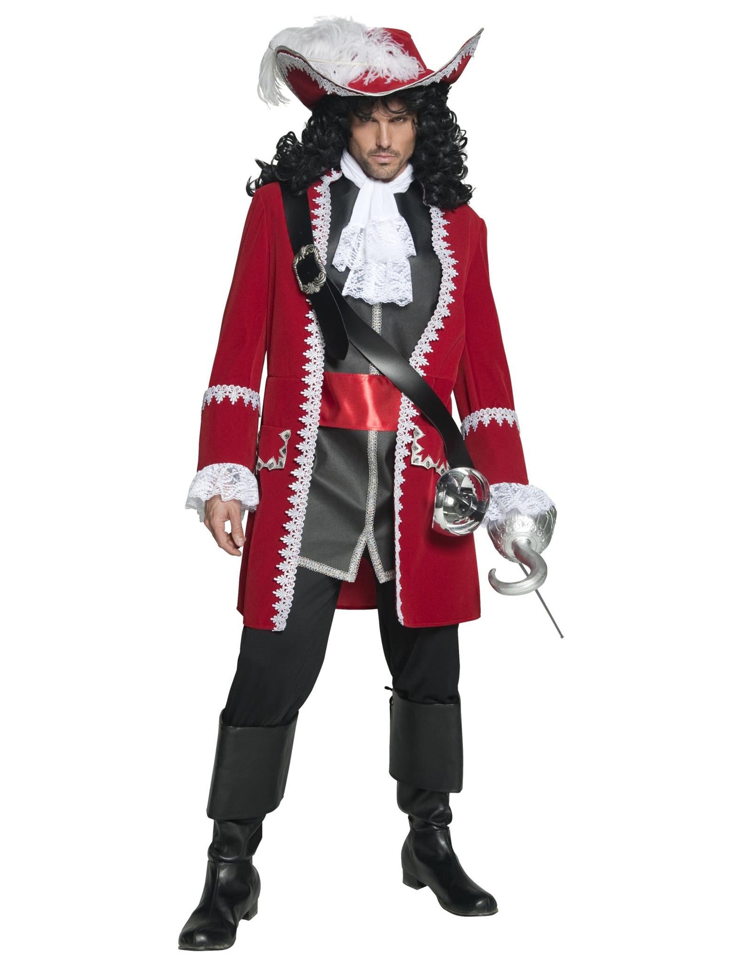 Kapitán kapitán Pirate Red Luxury Man