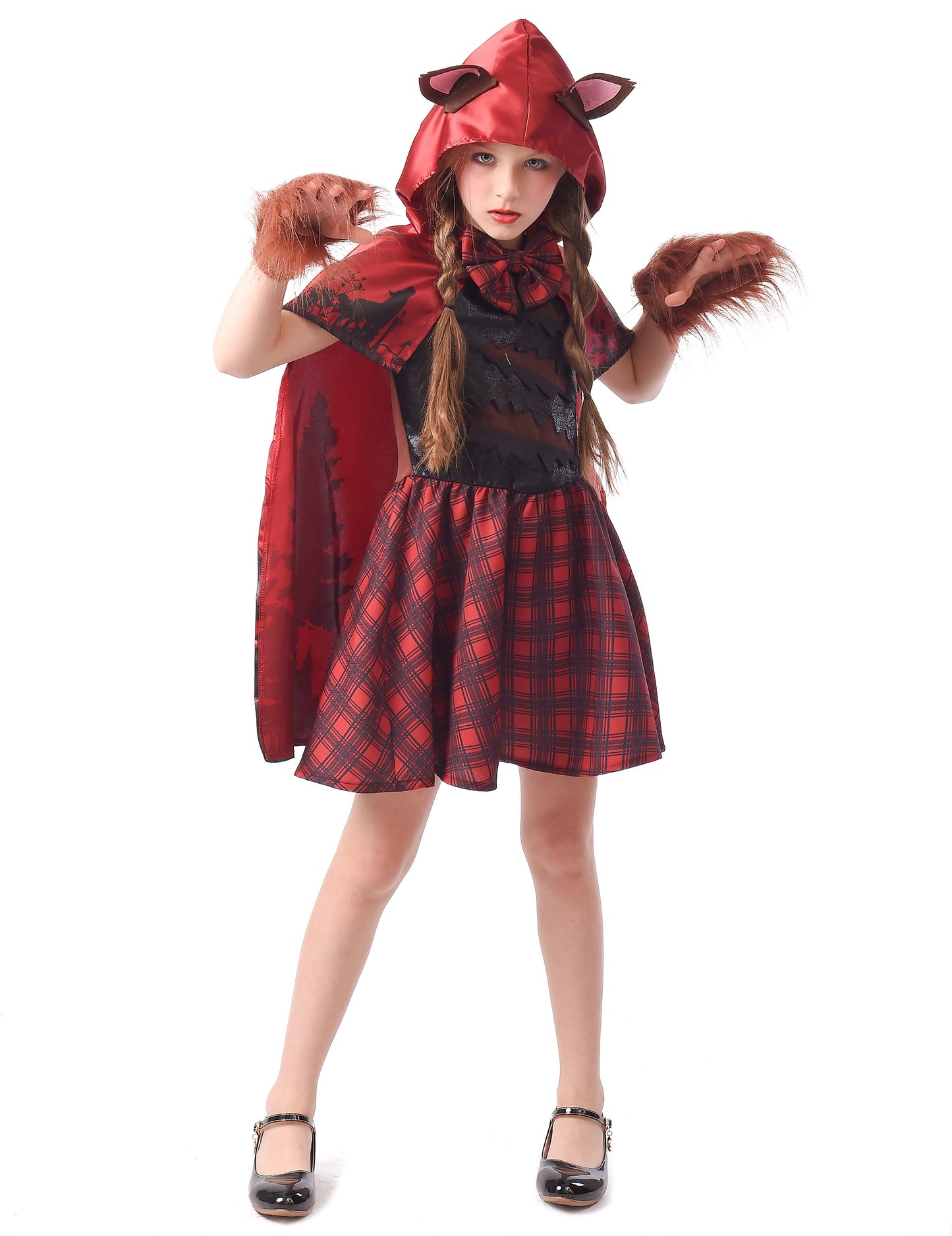 Dívčí kostým vlkodlačí karkulky