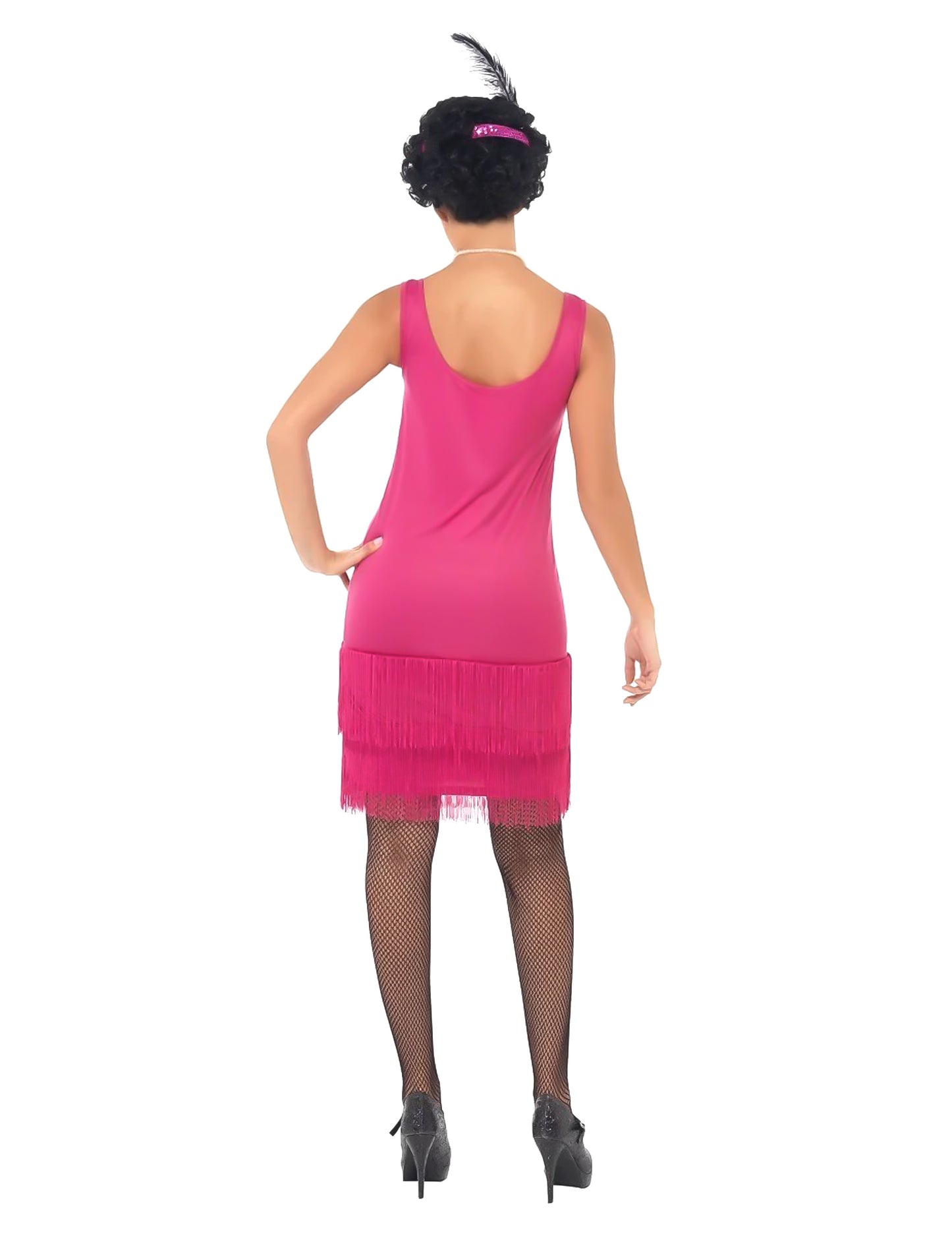 Dámský kostým růžového charlestonu