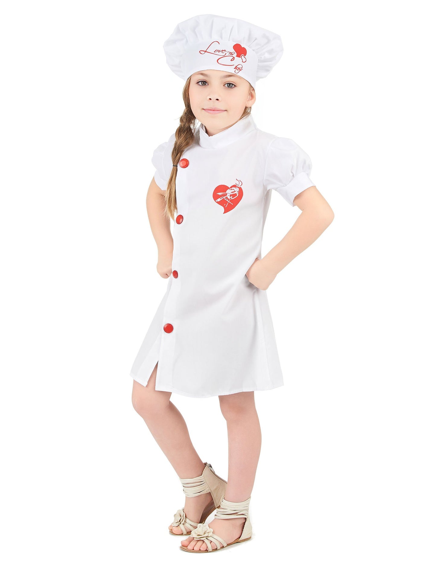 Dívčí kostým šéfkuchaře