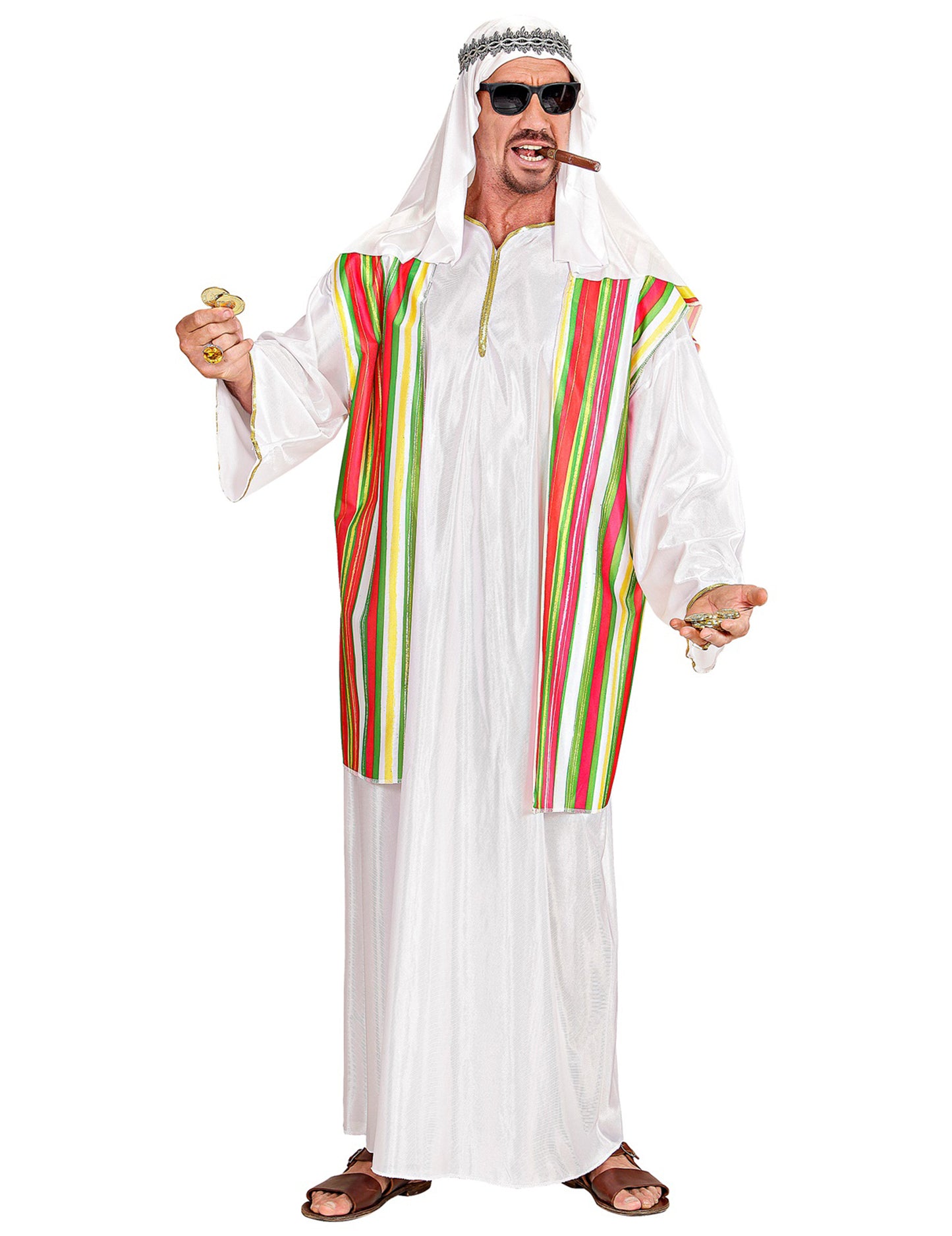 Barevné arabské arabské přestrojení