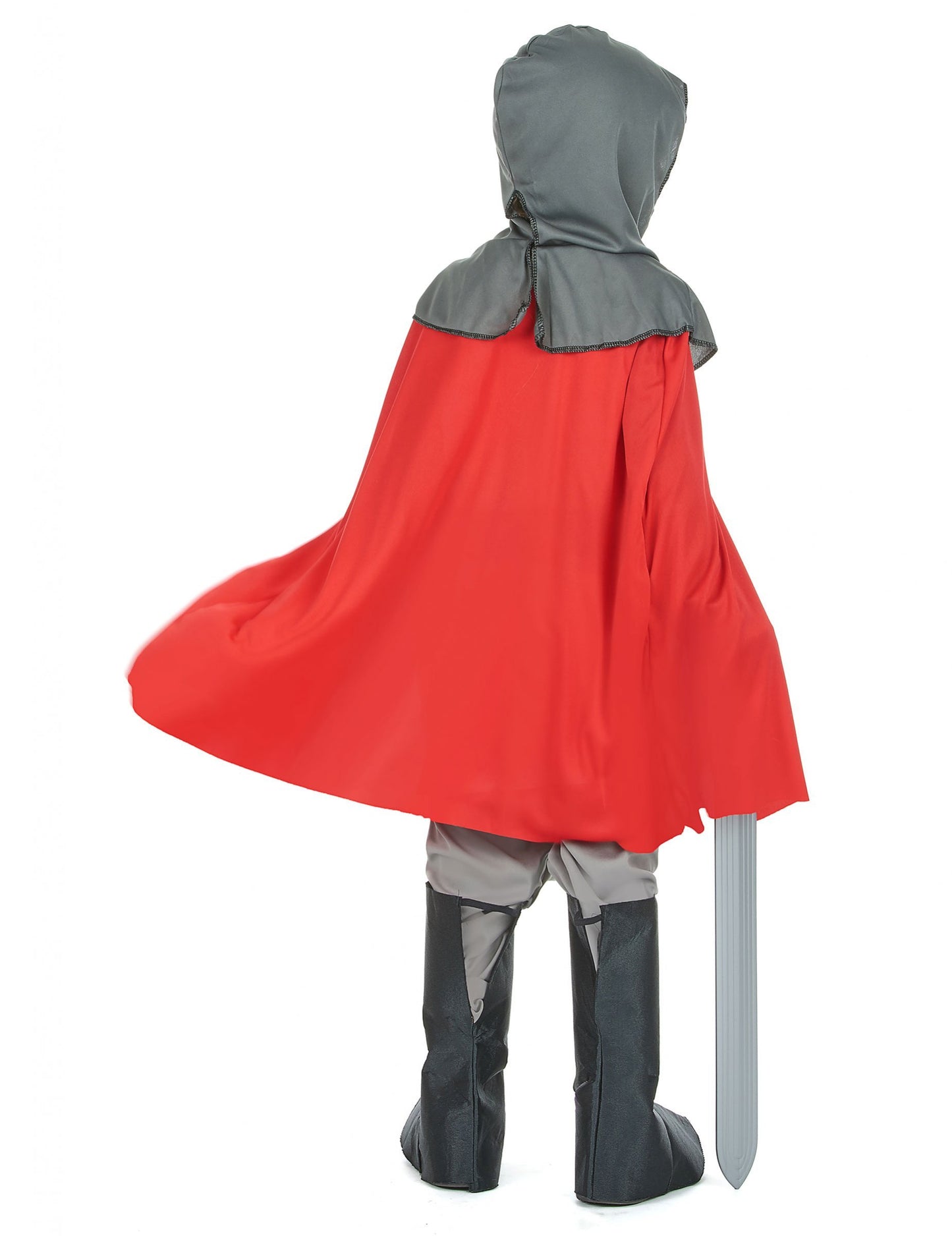 Pohled zezadu na kostým křižáka pro chlapce