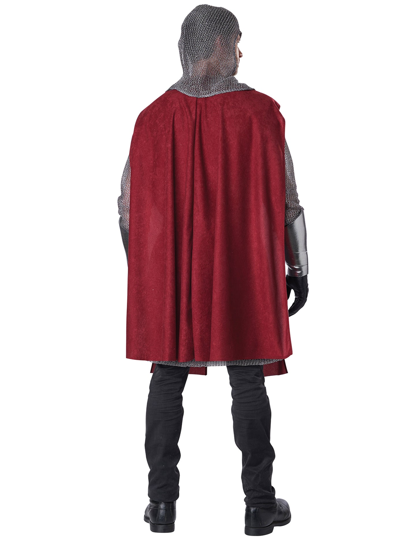 Kreuzritter-Kostüm für Herren Karneval-Verkleidung schwarz-rot