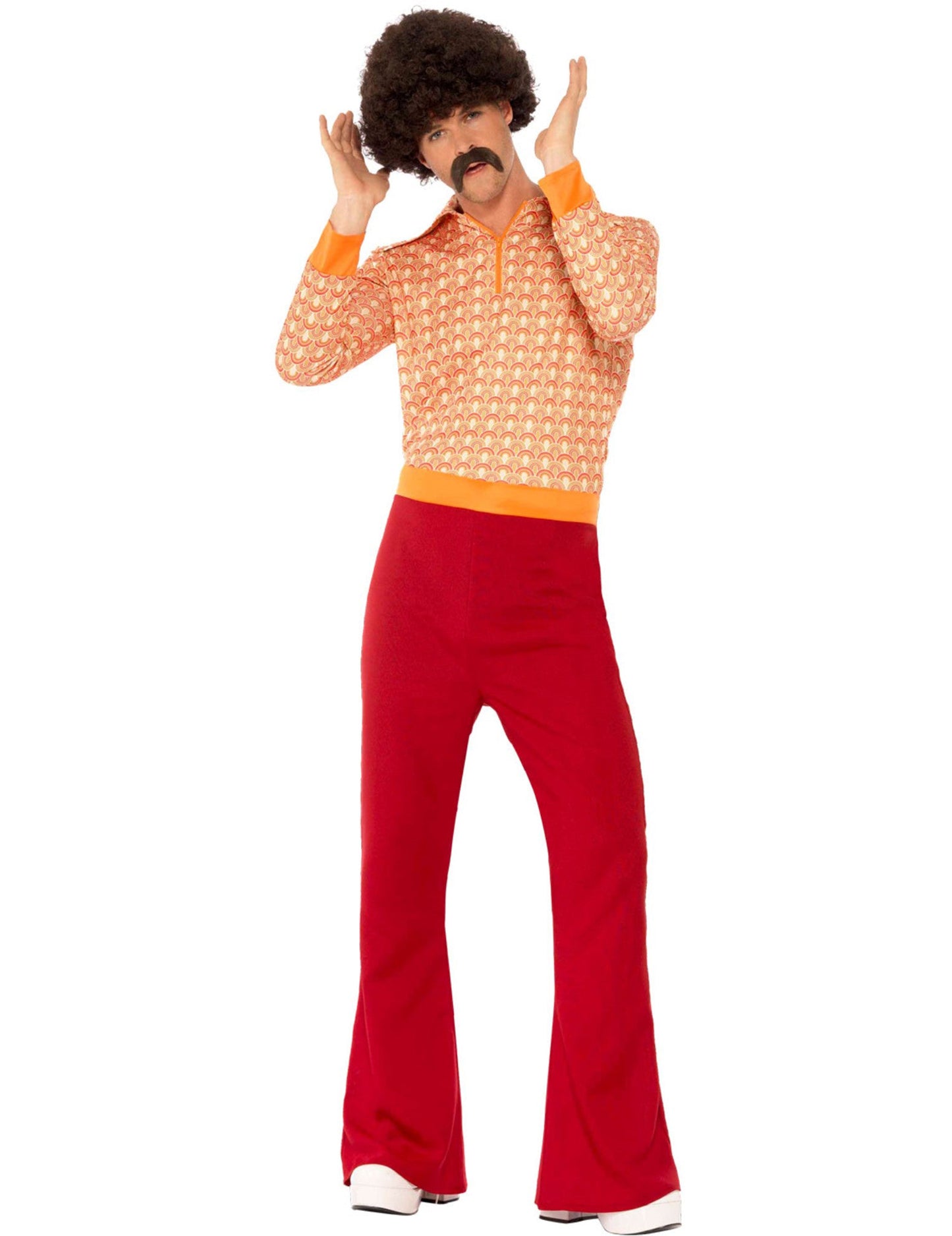 Pánský elegantní kostým ze 70. let