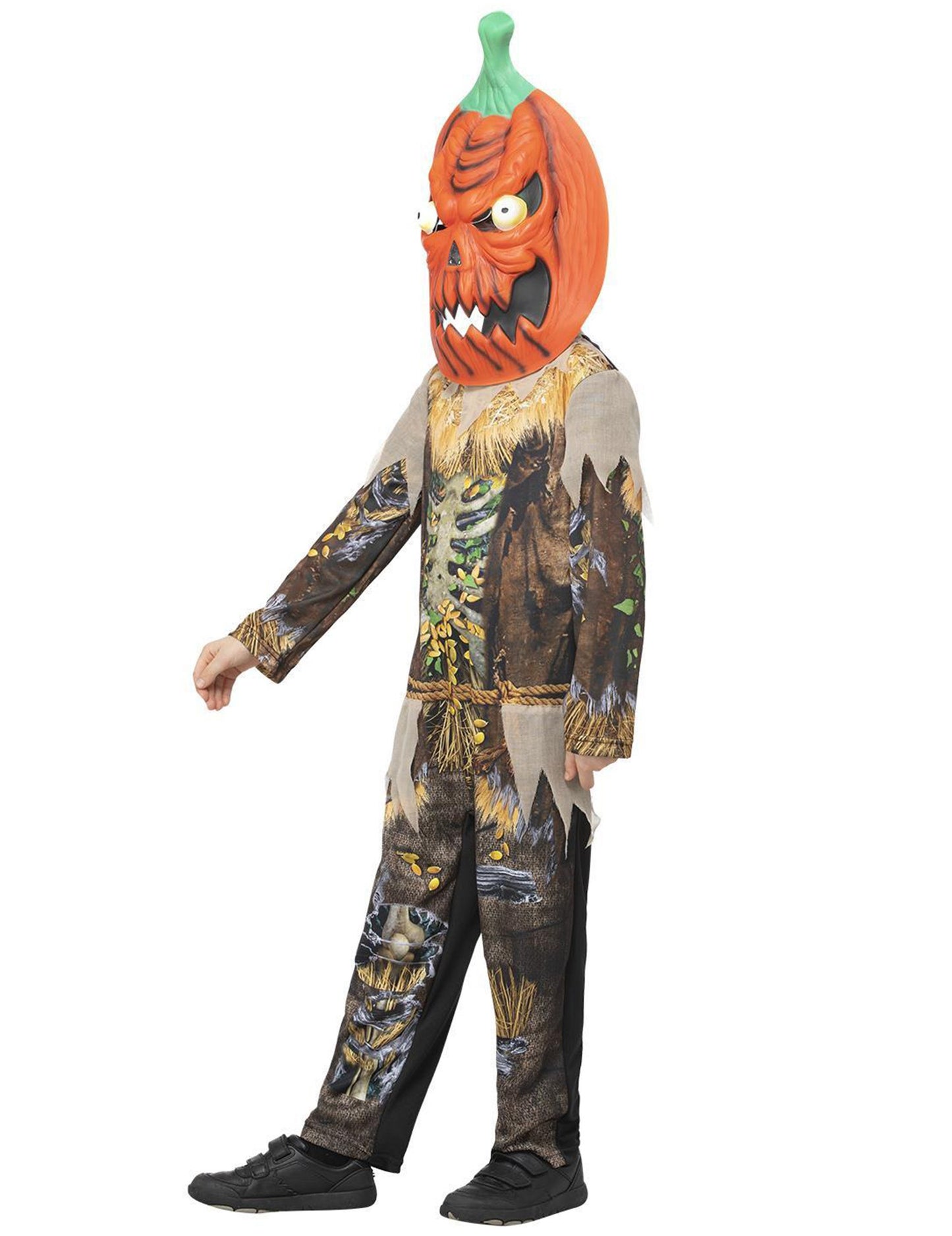 Dětský kostým strašáka z dýně