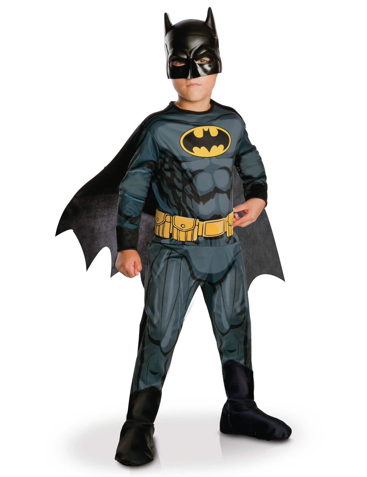 Klasický kostým Batman Justice League™ pro chlapec šedá a černá s pláštěm a maskou