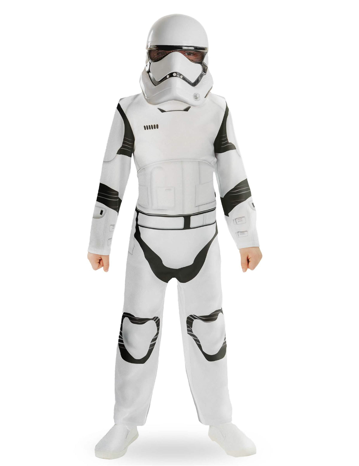 Klasický kostým StormTrooper Star Wars VII pro dítě bílá a černá s maskou