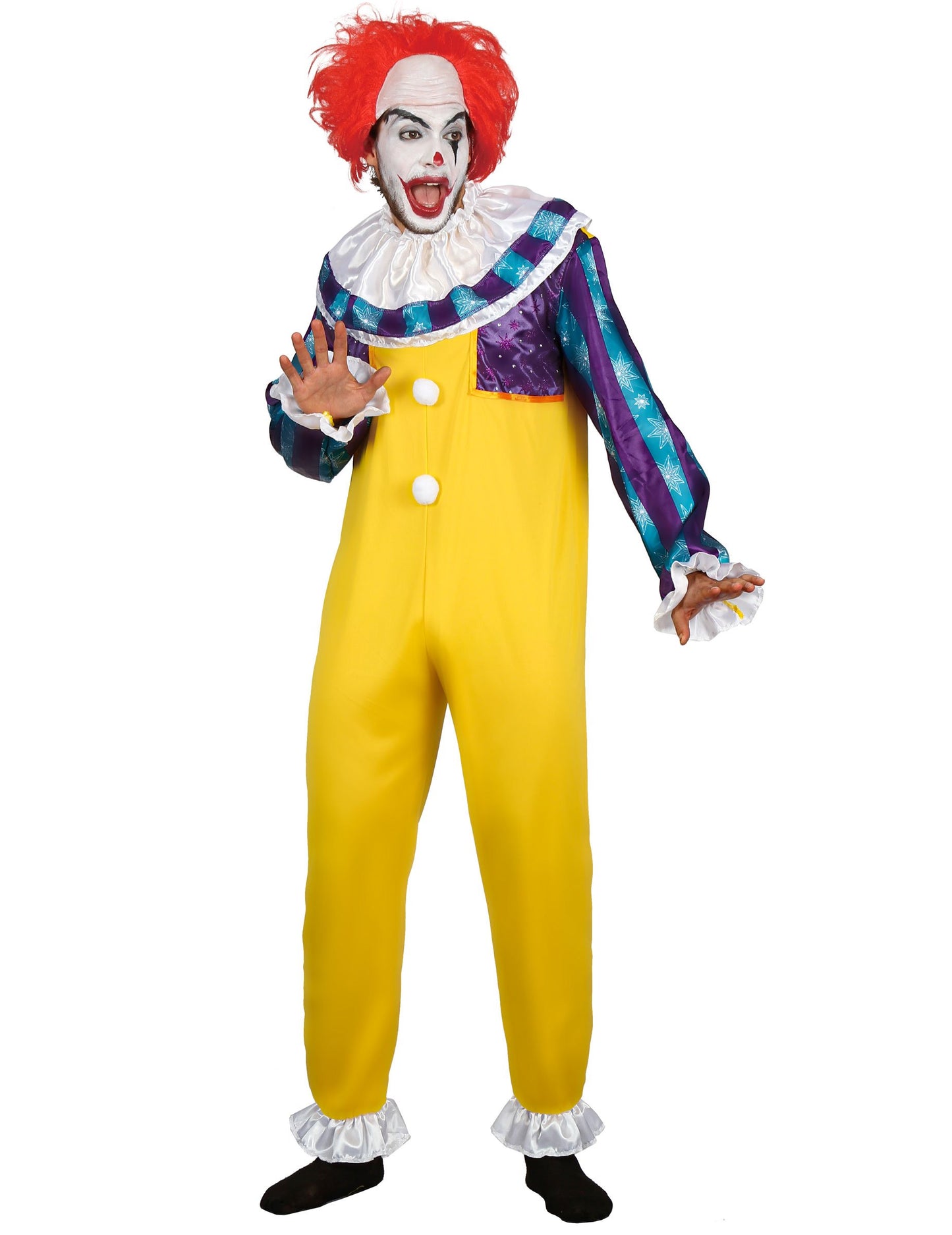 Kostým klauna z hororového filmu pro dospělé