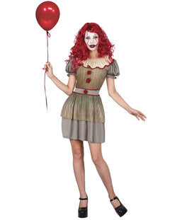 Dámské halloweenské kostýmy klauna