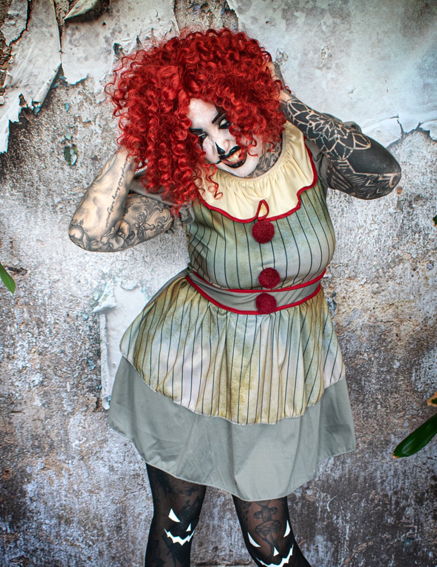 Dámský kostým psycho klauna