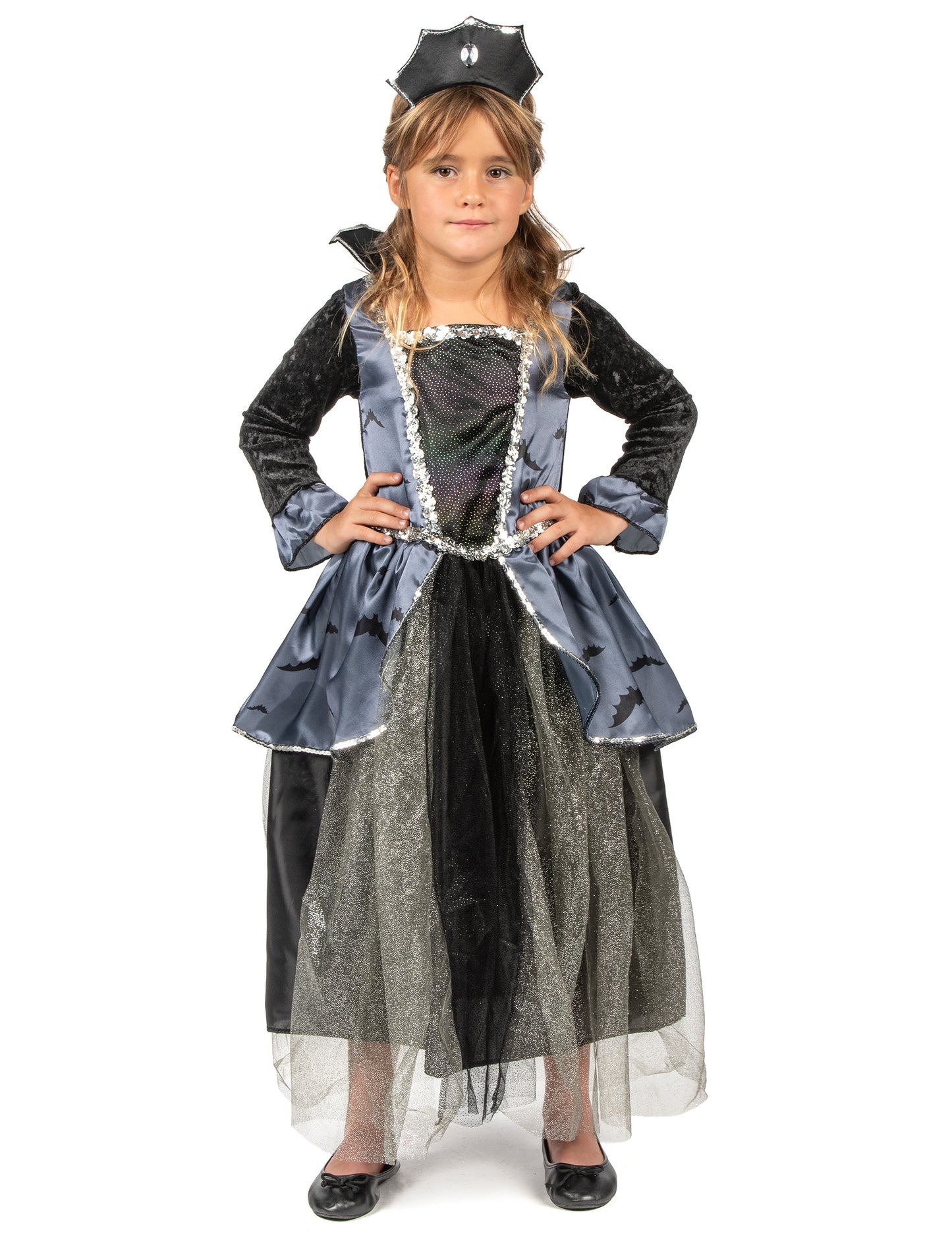 Dívčí kostým hraběnky s netopýry