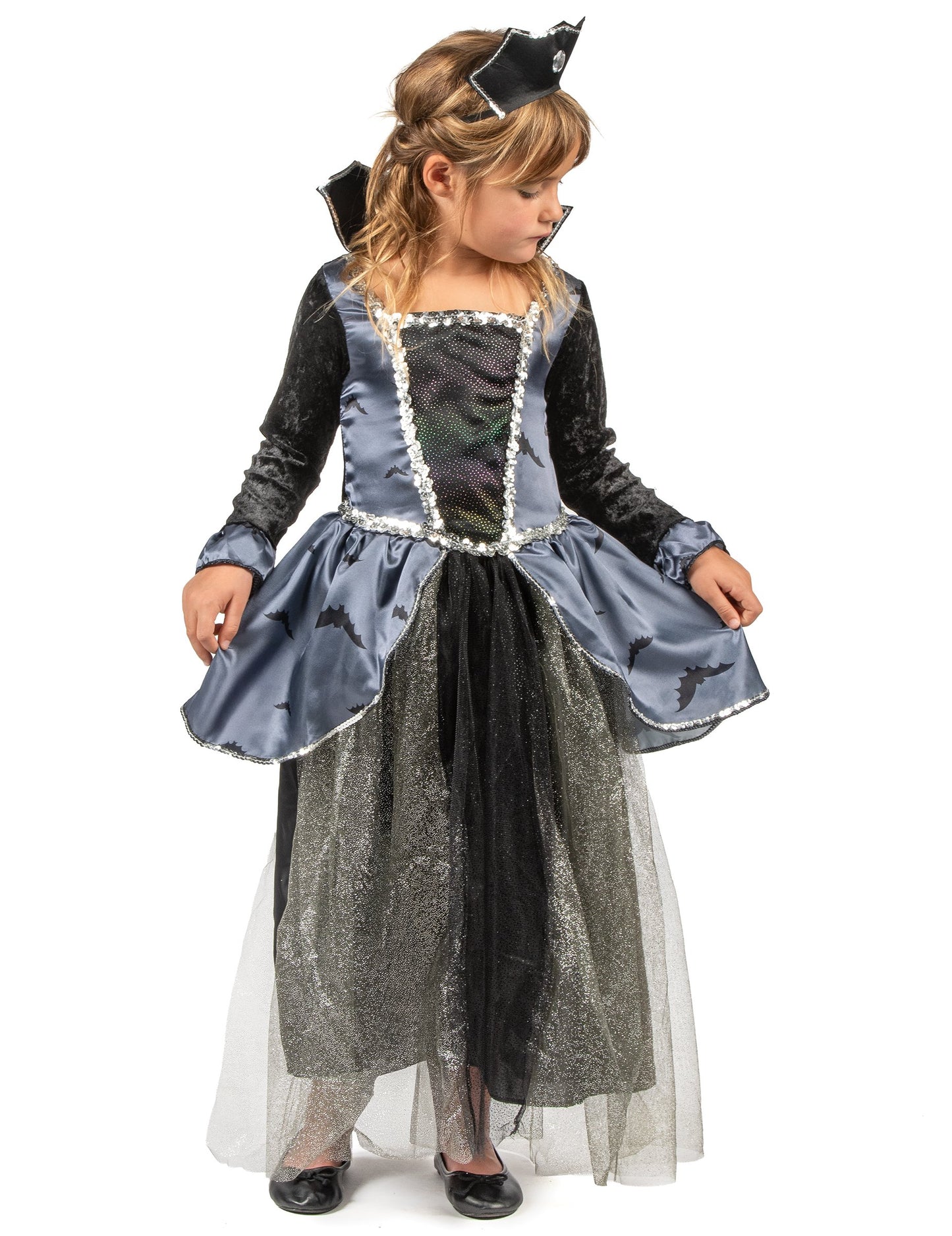 Dívčí kostým hraběnky s netopýry