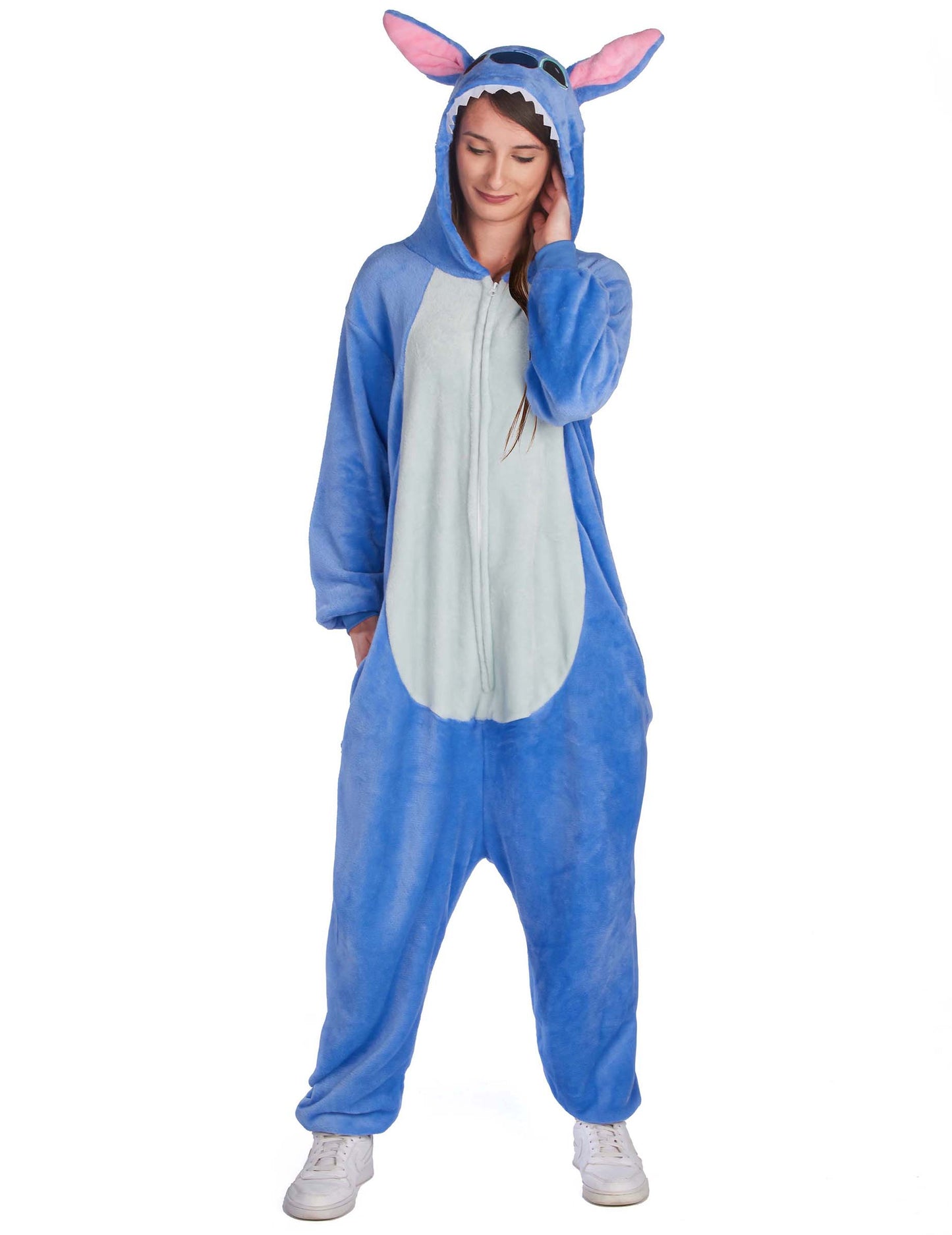 Dámský modrý kostým mimozemšťana