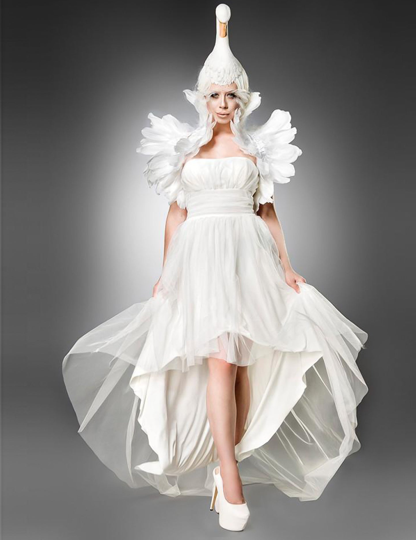 Luxusní sexy kostým labutě pro ženy