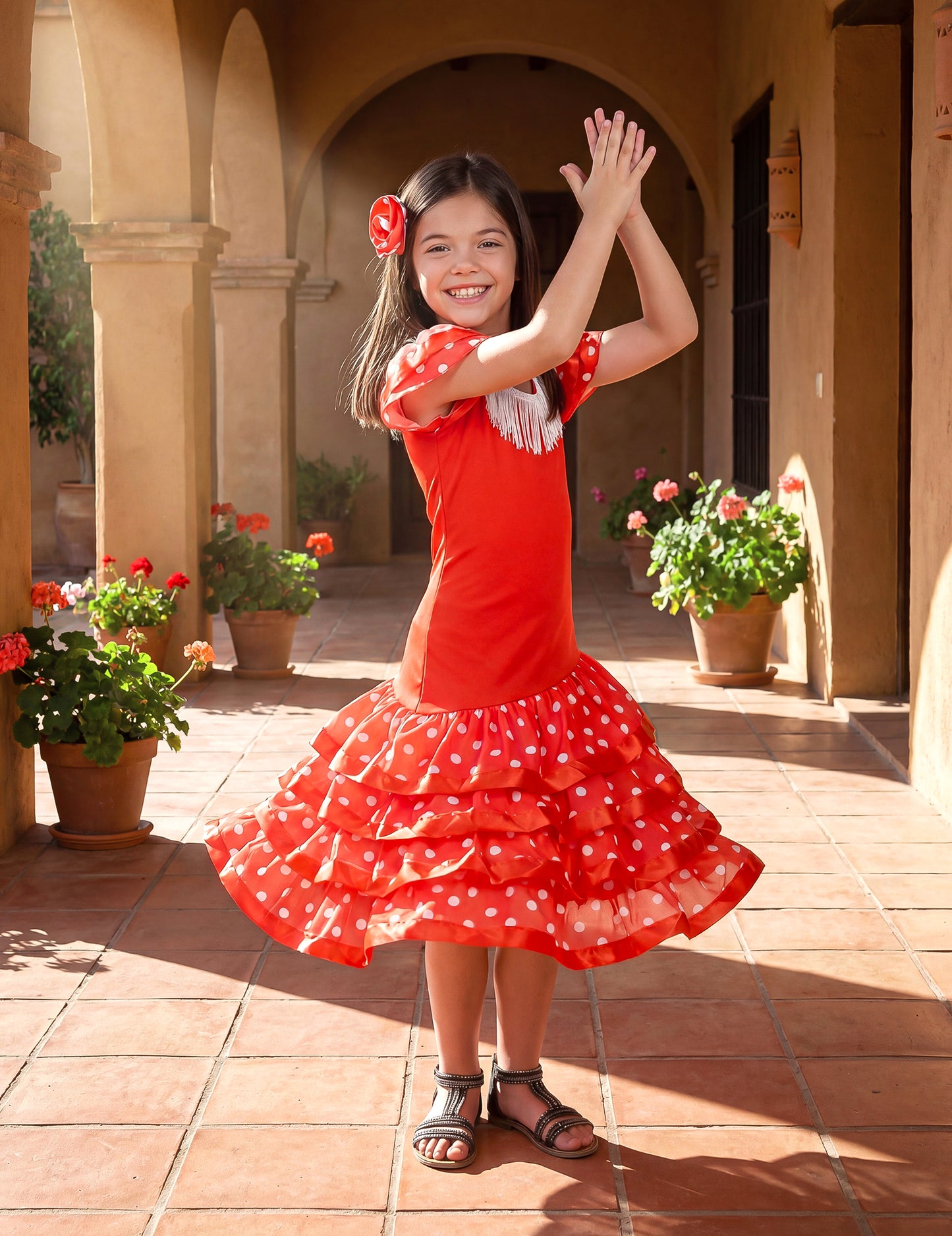 Flamenco - Tänzerin - Kostüm für Kinder